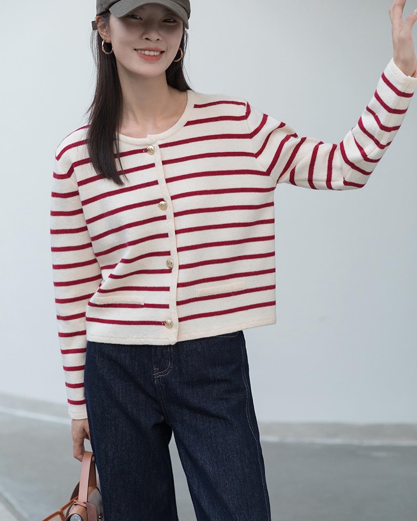 Pollen strip cardigan [pre order]
