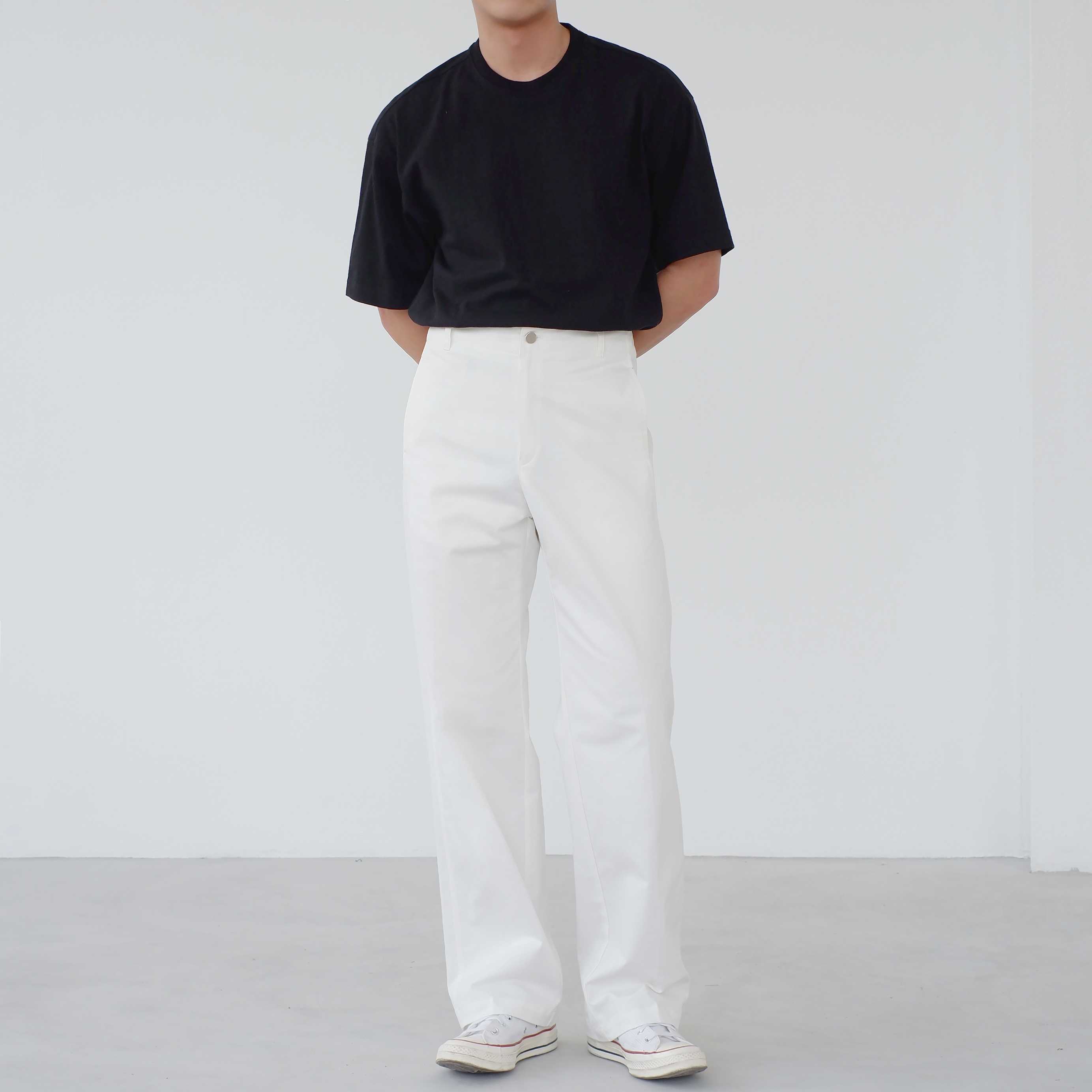 Hunter Studios - Wide Pants White