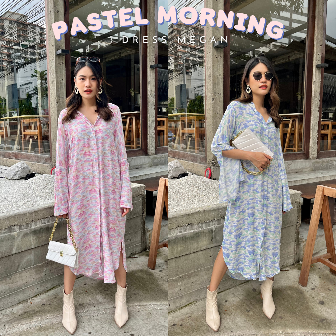 Dress Megan - Pastel Morning