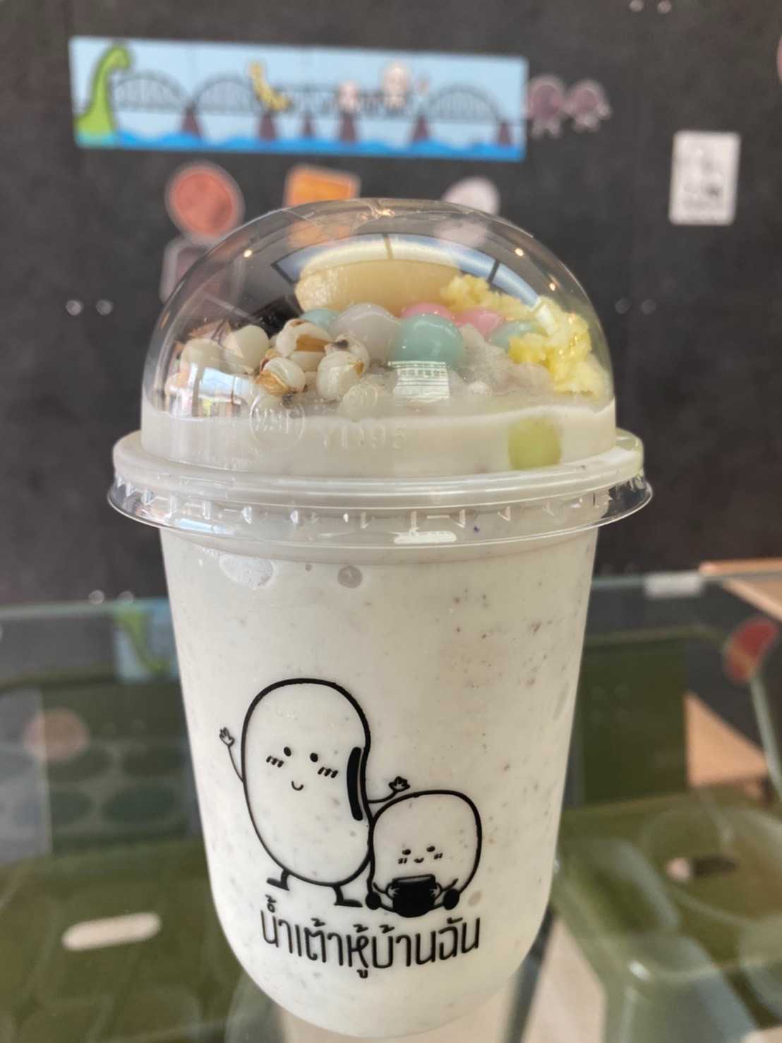 Tofu Millet Sesame Frappe with Topping