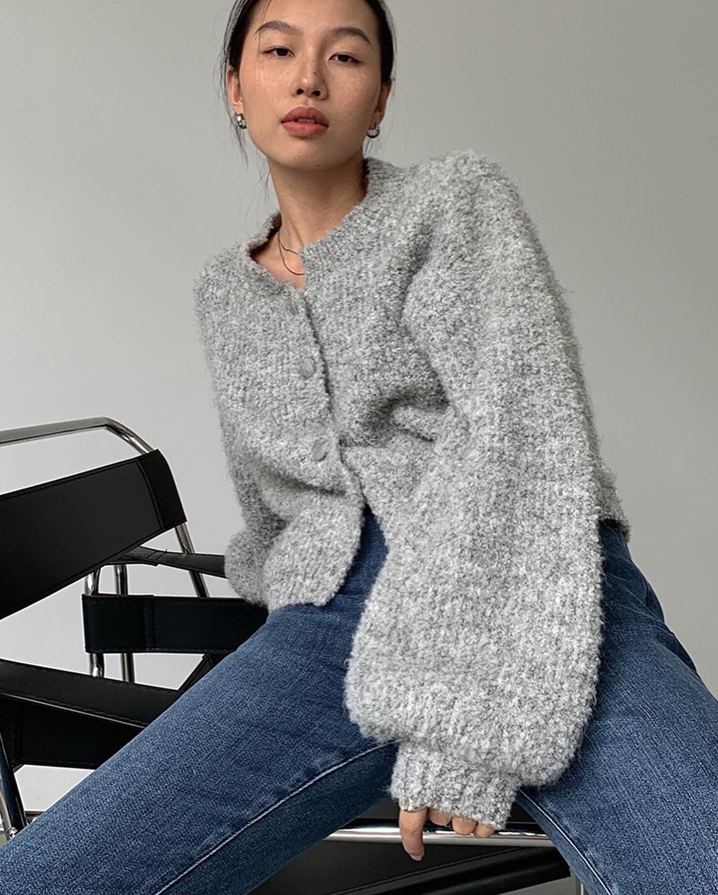 Pinna fluffy cardigan [pre order]