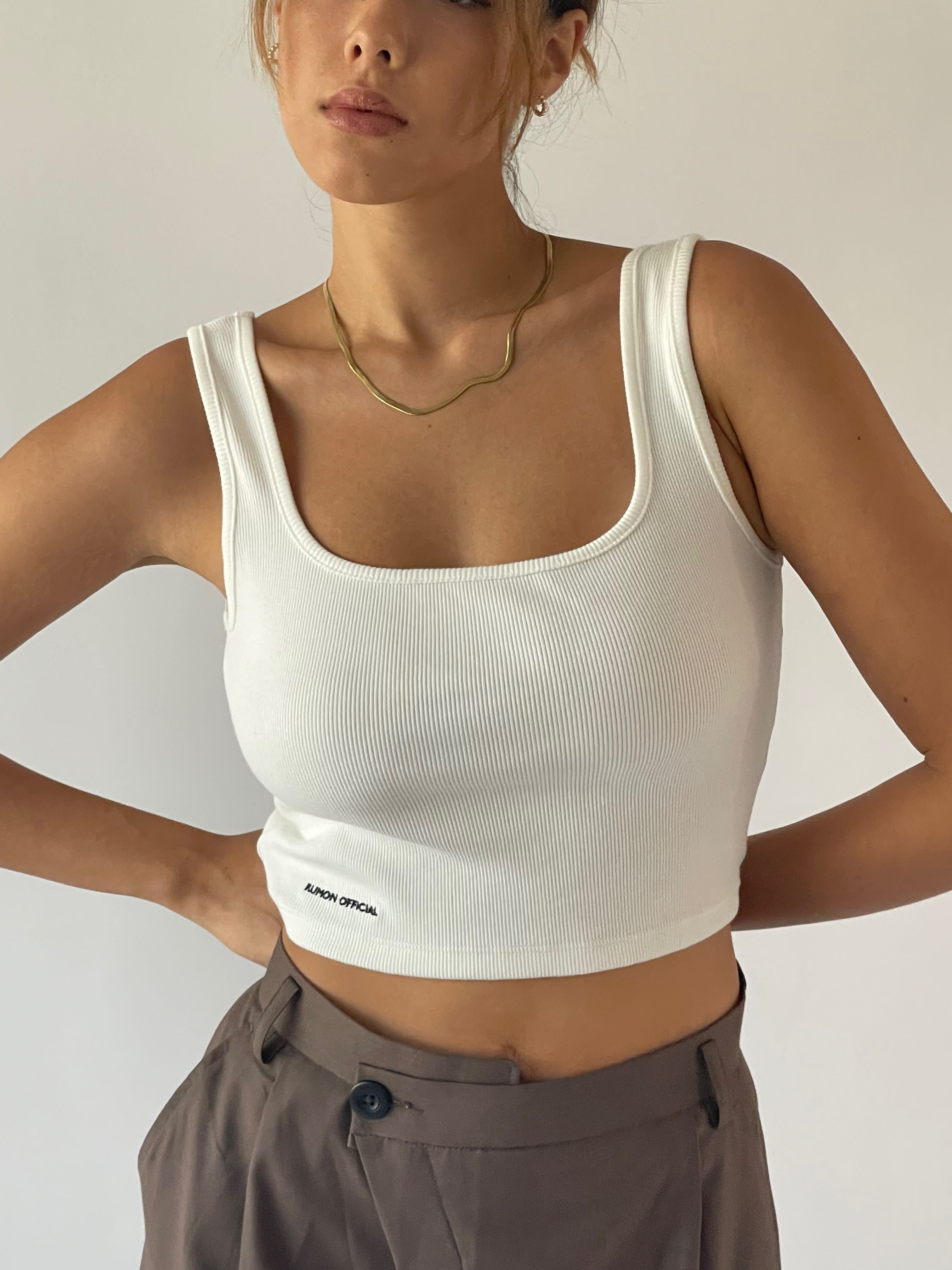 Rumon Crop Top 15.5 inches (Whipcream)