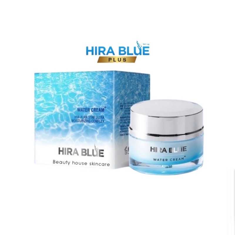 Hira Blue Water Cream Plus 25ml. แพ็คเกจใหม่