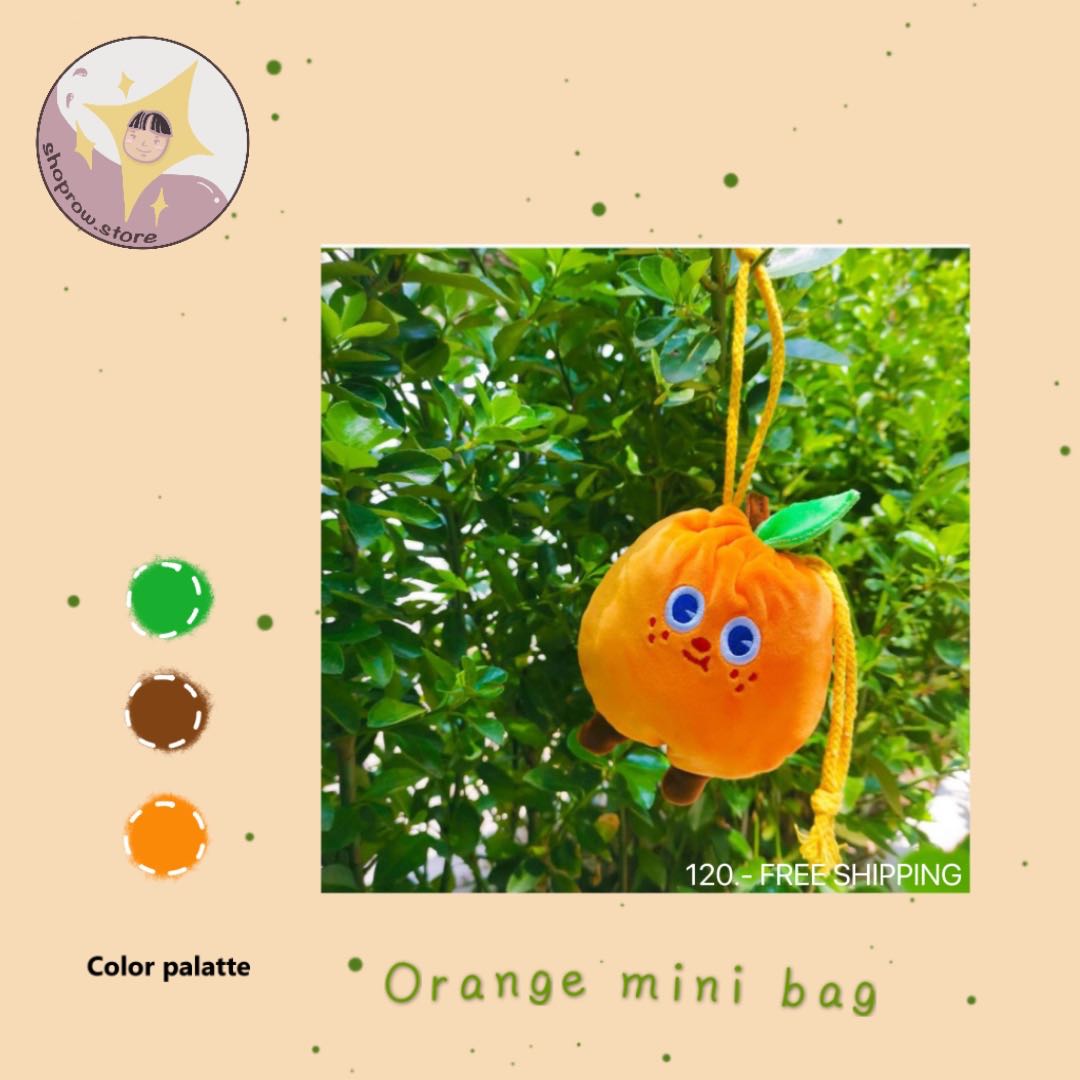 Orange mini bag