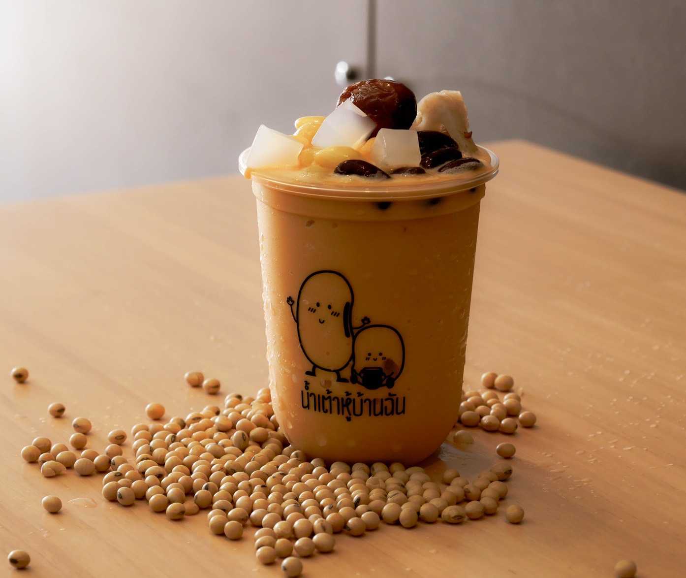 Tofu Thai Milk Tea Frappe with Topping