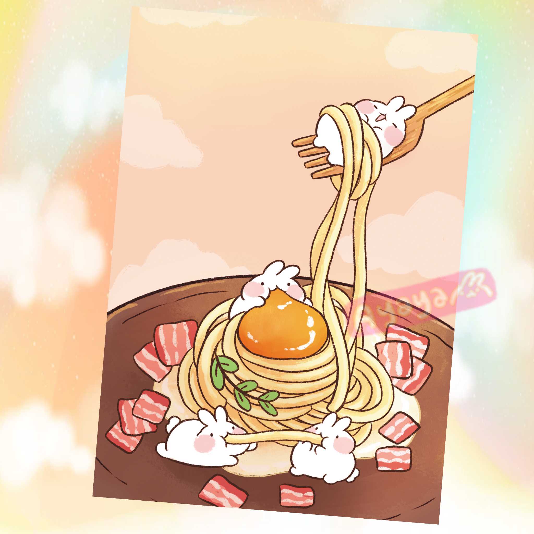 Ayaya Cabonara Postcard