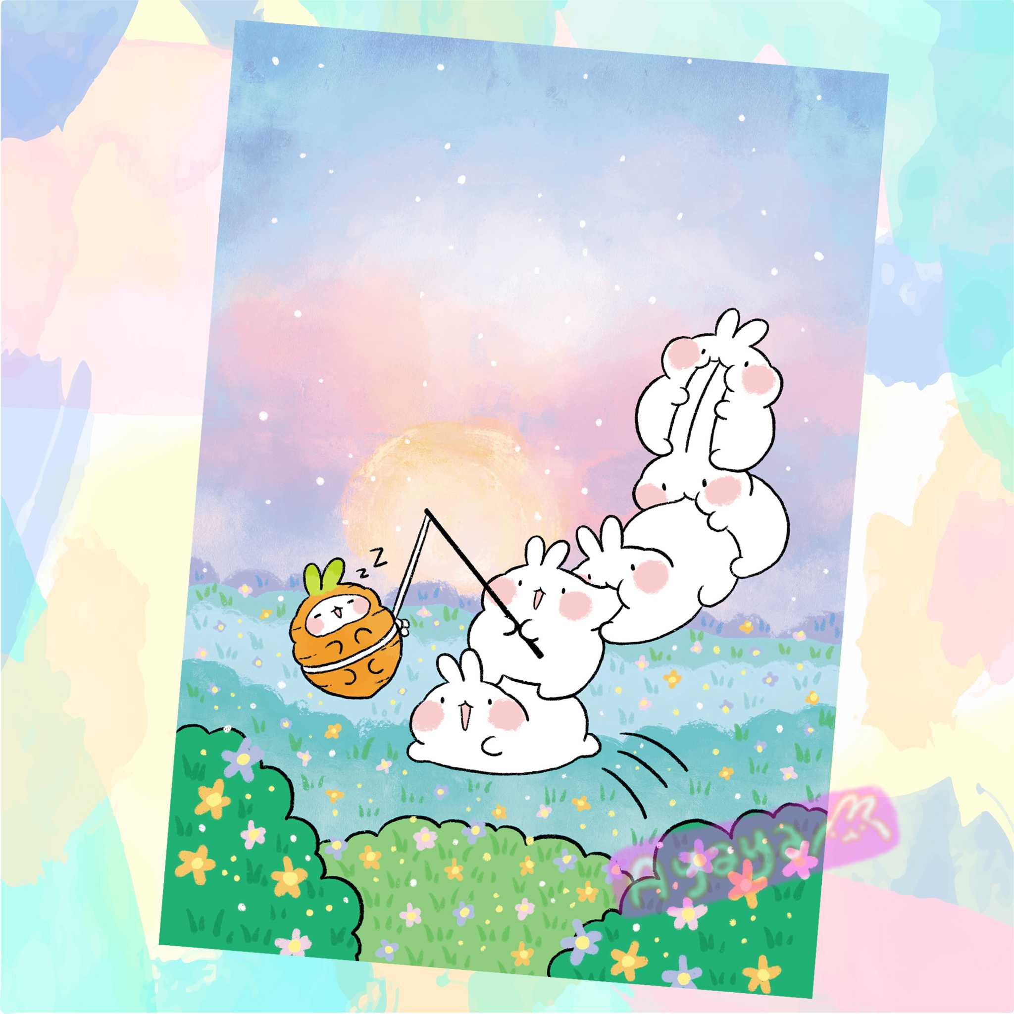 Ayaya Vanilla Sky Postcard