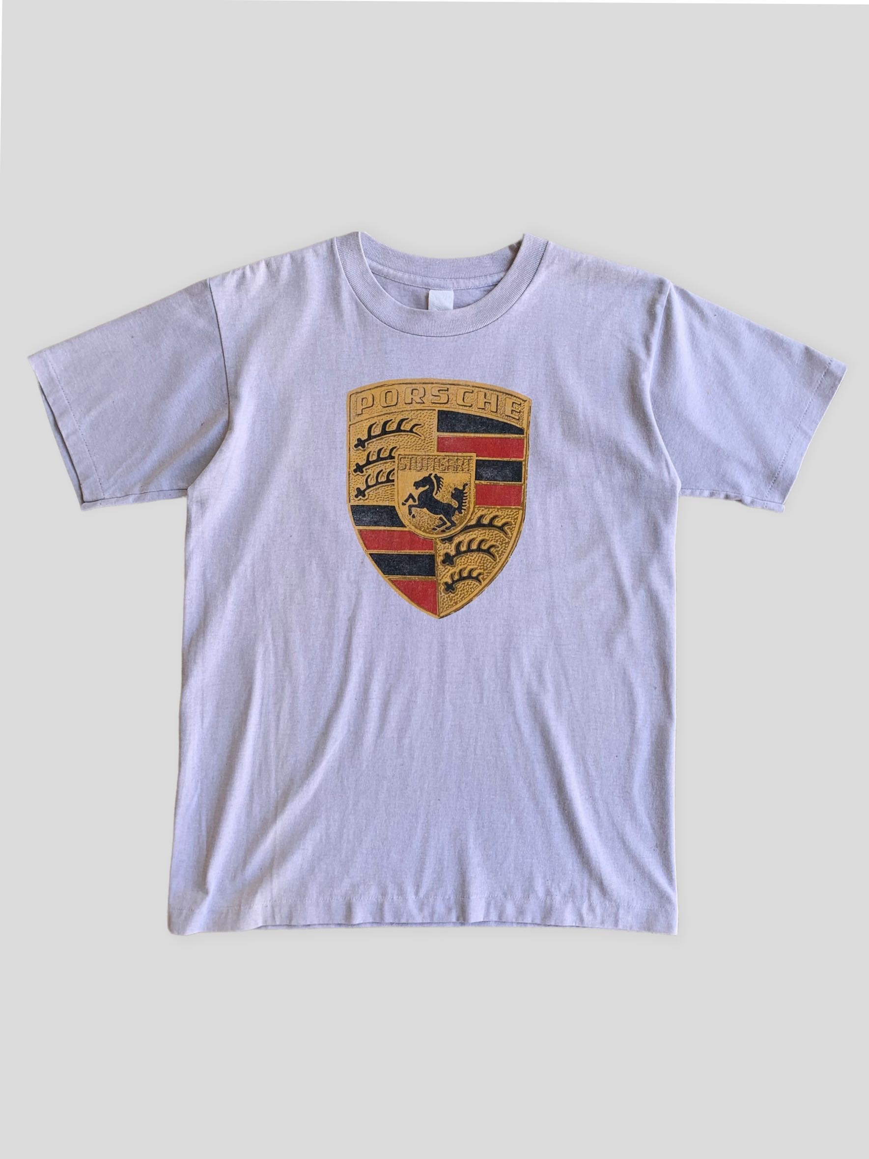 SINGLE STITCHED PORSCHE LOGO TEE - 1980S