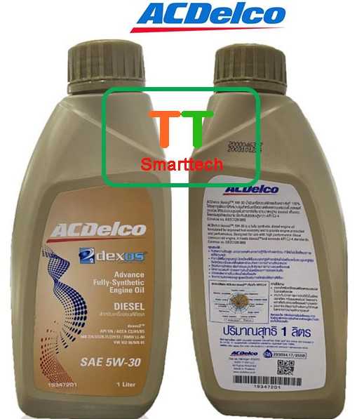 19347201 น้ำมันเครื่อง-ดีเซลสังเคราะห์ 100% 5W-30 Dexos2 พรีเมียม API CJ-4/SN (1ลิตร)