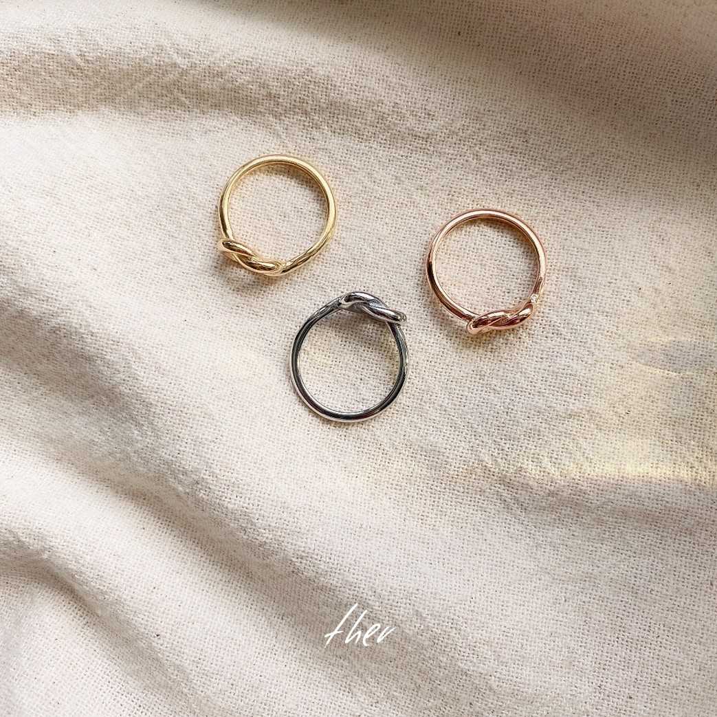 แหวน SR-72 (size 4-5-6-7-8-9-10-11) / I n f i n i t y Knot Ring🌈HAPPY SUMMER