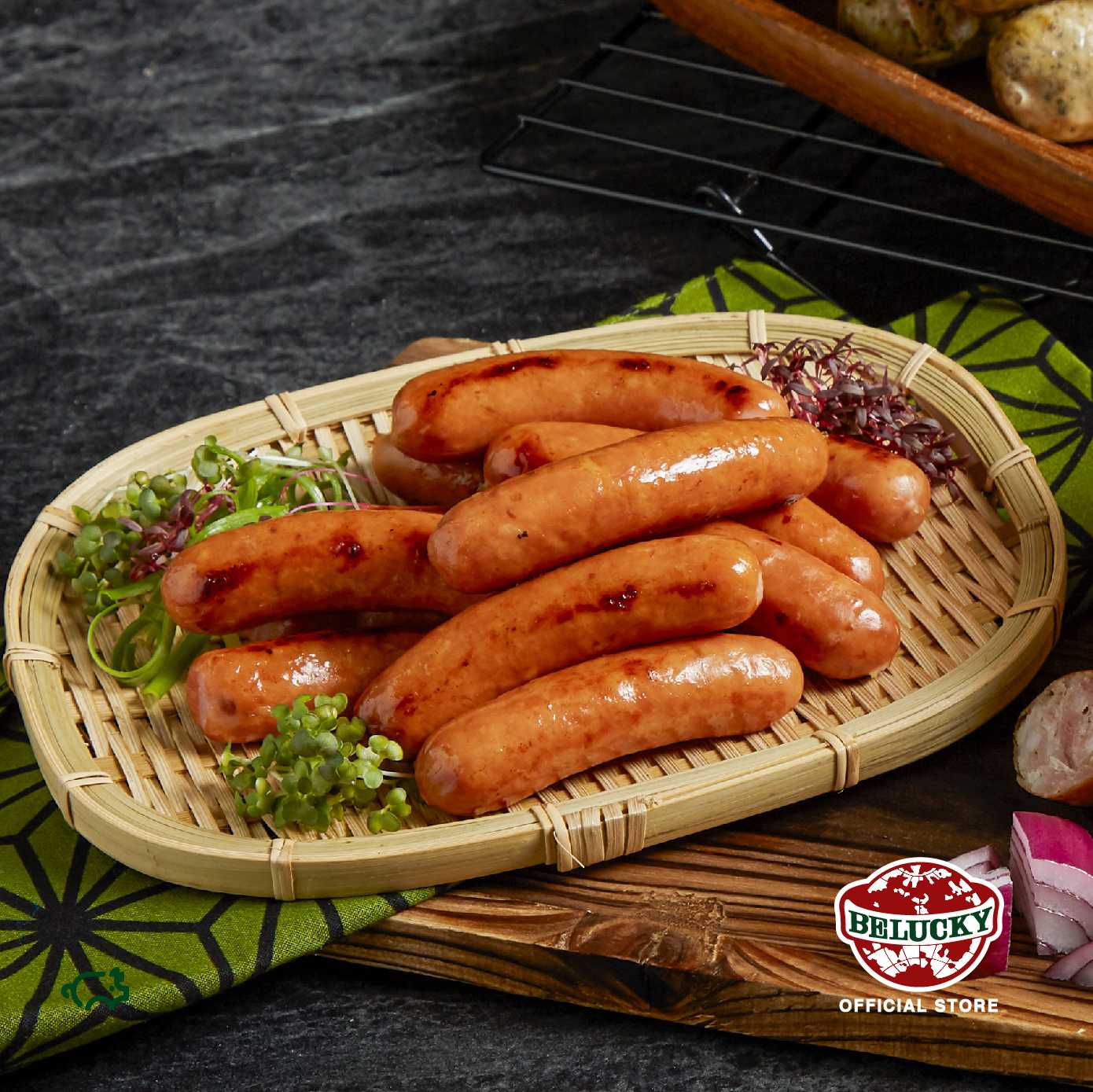 Belucky บีลัคกี้ Arabiki Sausage ไส้กรอกอะระบิกิ ( 100g / 1000g )