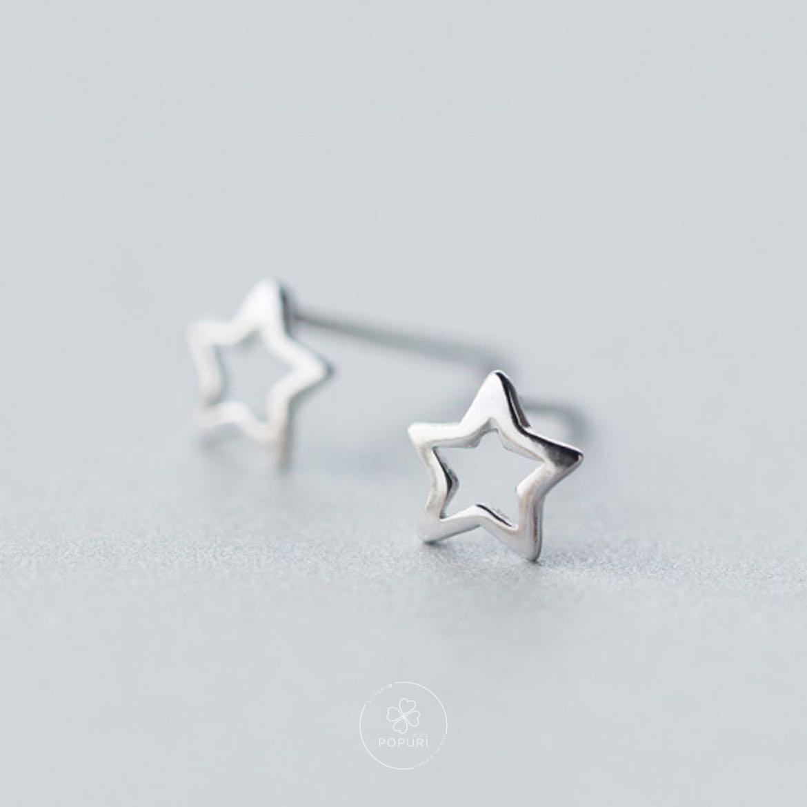 Earring - little classic star (bestar003)