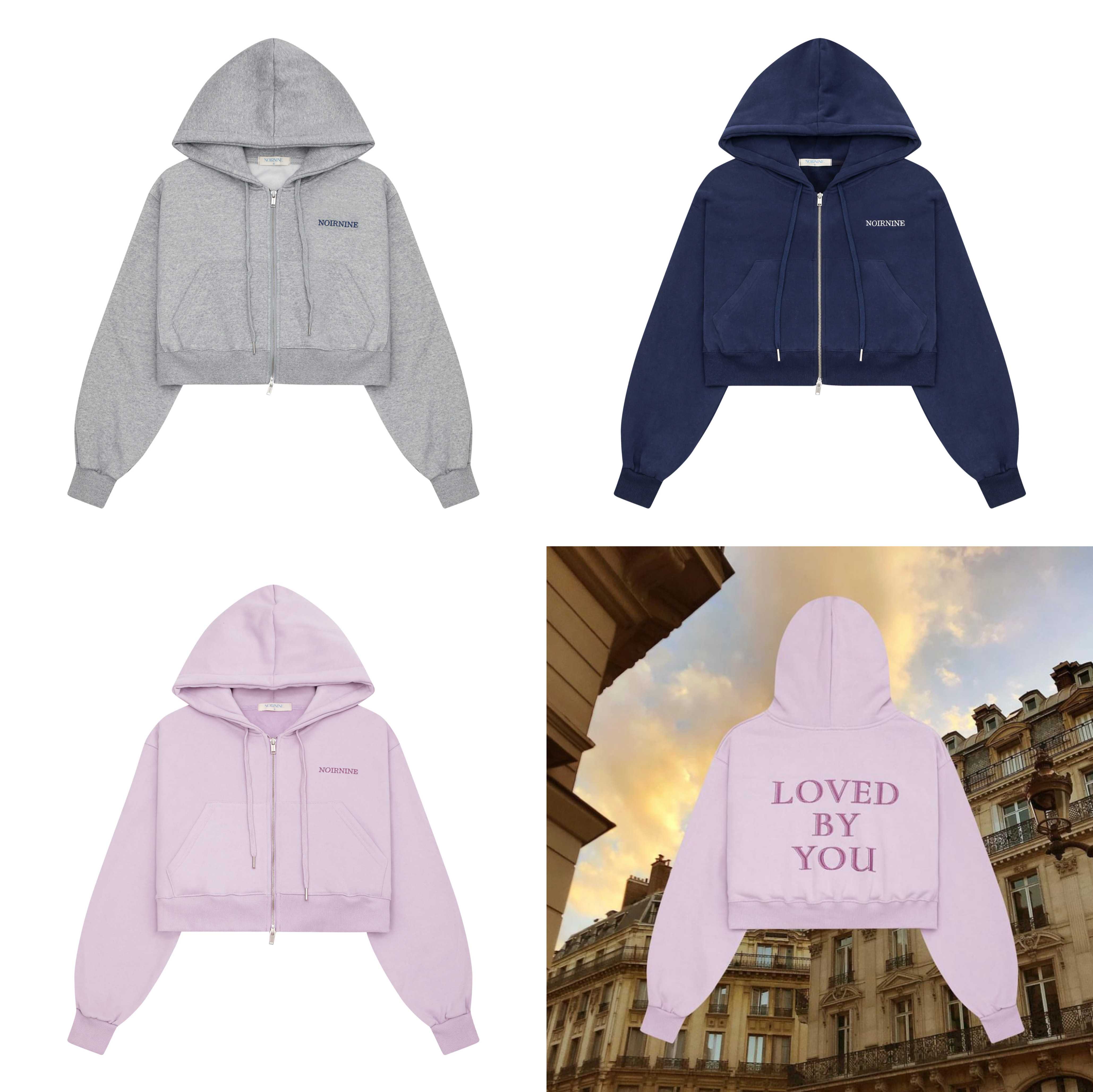 พรีออเดอร์ Noirnine Loved By You Hoodie Zip-Up