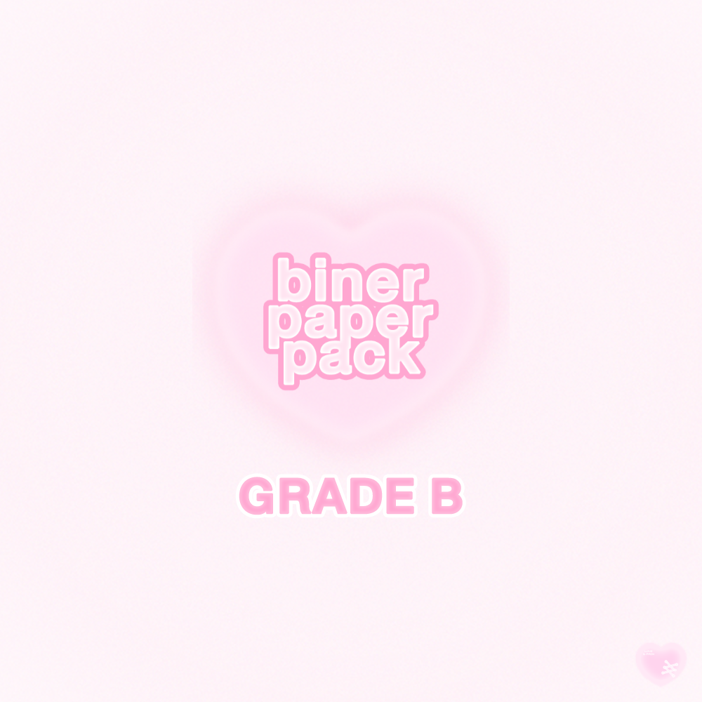 ♡READY TO SHIP♡ BINER PAPER PACK / GRADE B. อ่านรายละเอียดให้ครบก่อนสั่งซื้อ