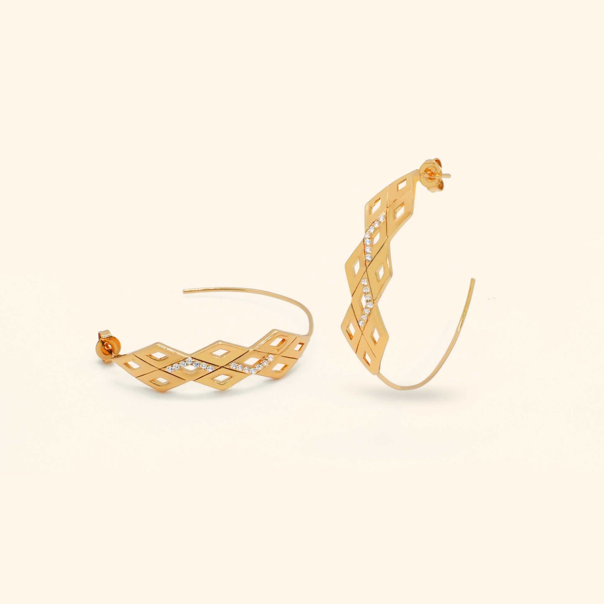 ต่างหูโบฮีเมียน (Bohemian wire earrings)