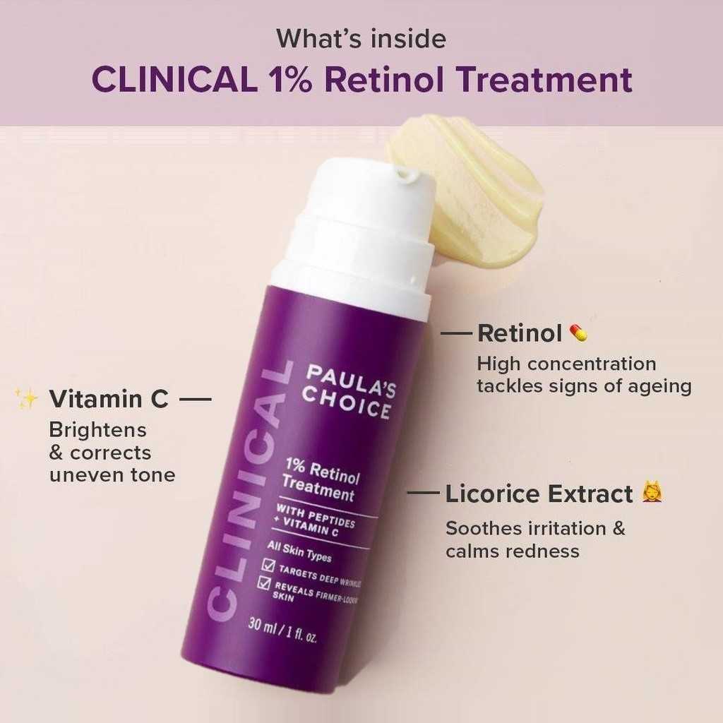 PAULA'S CHOICE :: Clinical 1% Retinol Treatment เรตินอล 1% เข้มข้น รักษาผิวหย่อนคล้อยให้กระชับ
