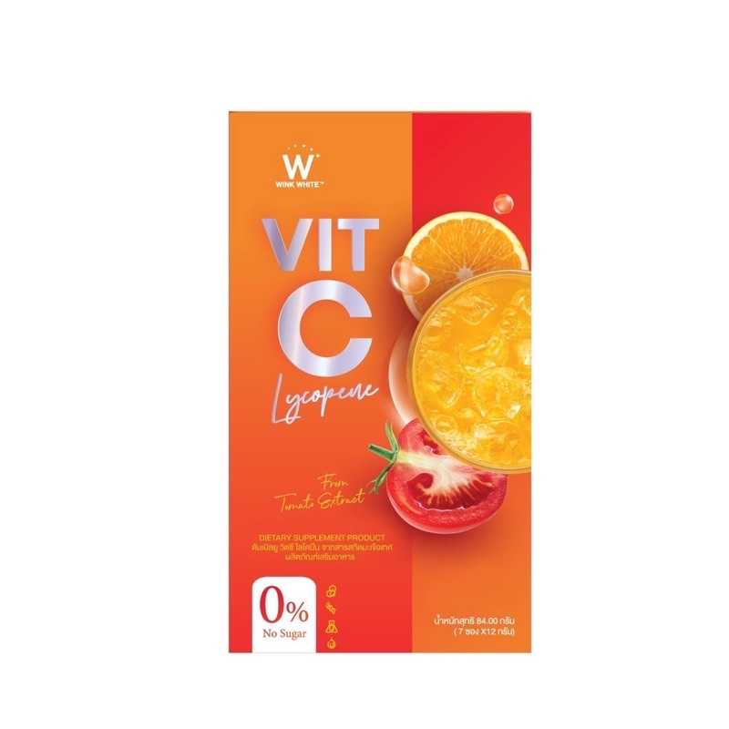 WINK WHITE Vit-C Lycoene 1 กล่อง บรรจุ 7 ซอง
