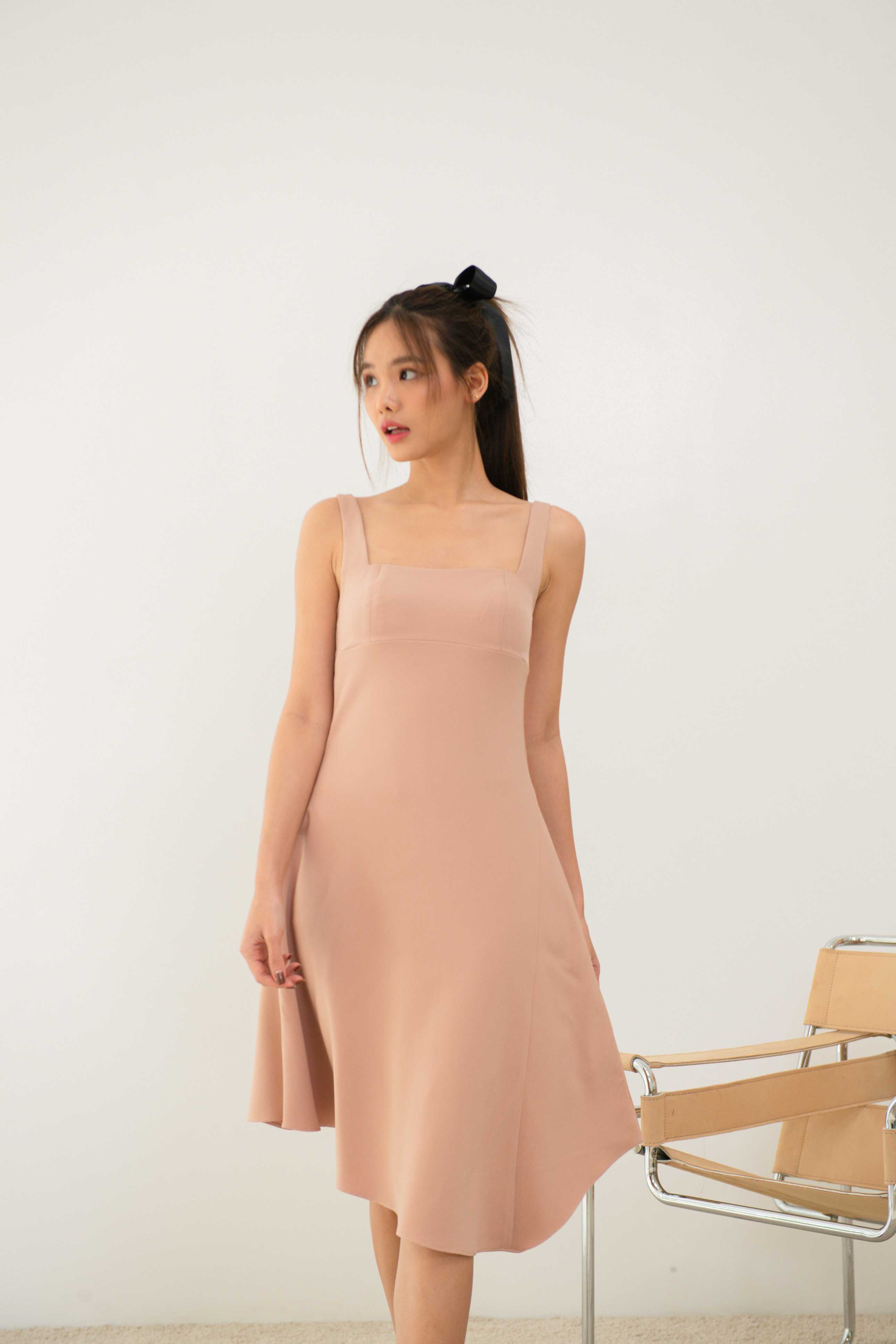 Lady Bridesmaid Dress - Nude pink