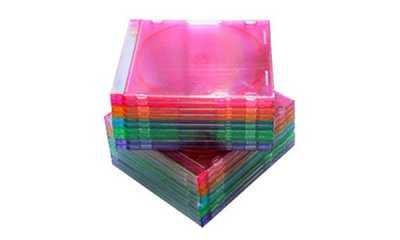 กล่องใส่ CD SLIM คละสี บรรจุ 10 แผ่น