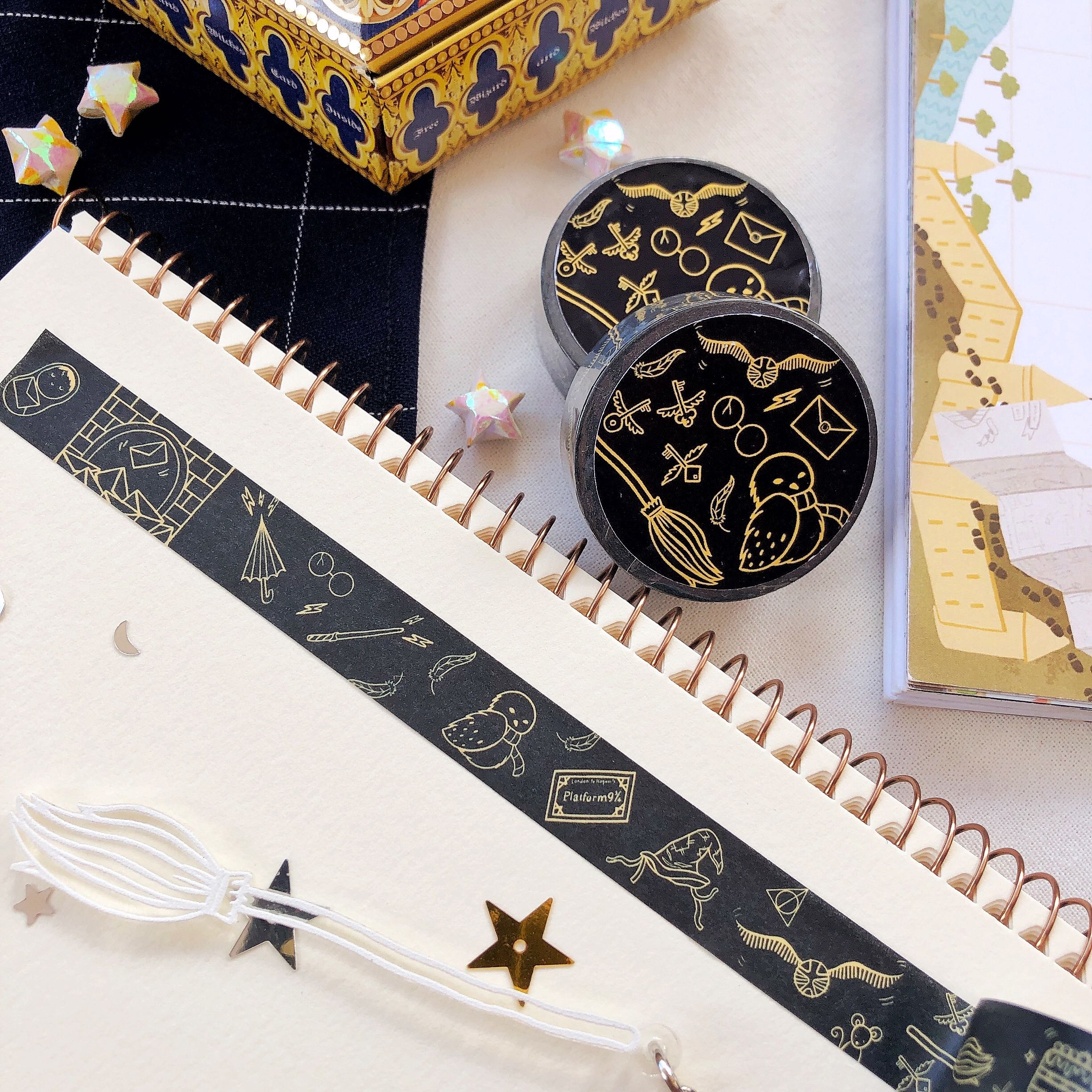 Harry Potter Masking Tape Fanmade Doodle(มาร์คกิ้งเทป แฟนเมด แฮร์รี่พอตเตอร์ doodle)