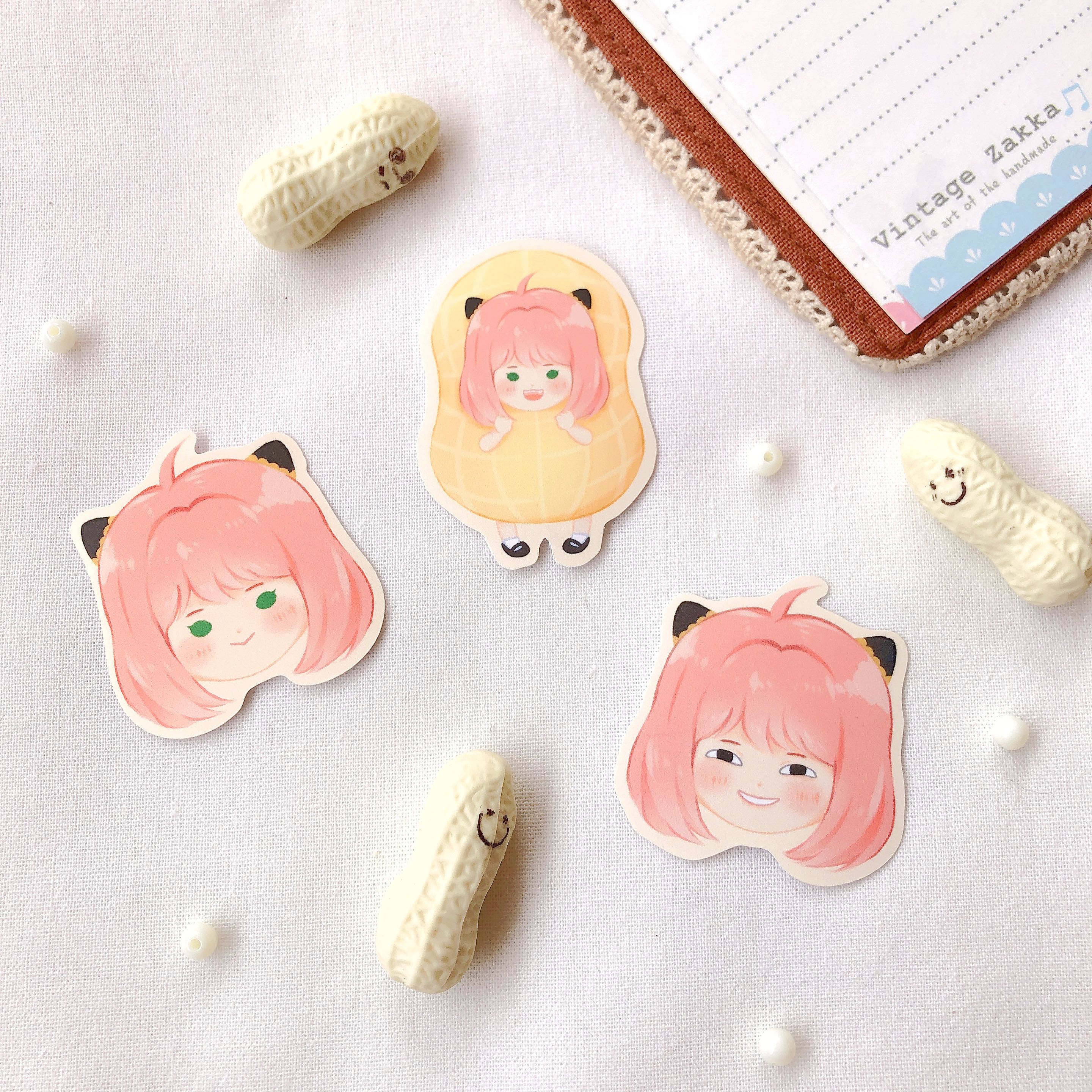 Anya sticker Spyxfamily fanmade (สติ๊กเกอร์อาเนีย)