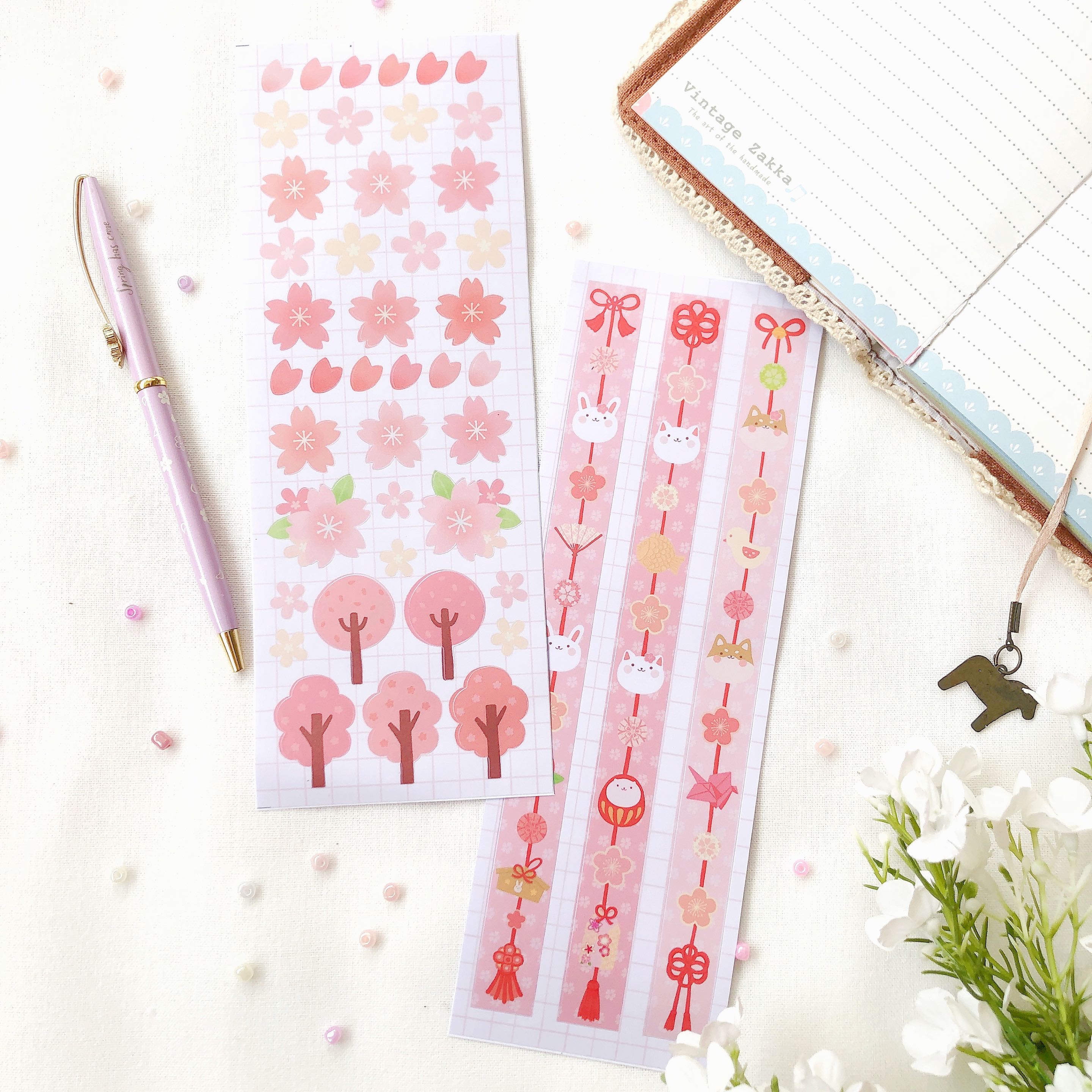 Pink sakura Sticker