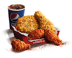 (013) ชุดสุดคุ้ม อิ่มเดี่ยว - KFC  Set ไก่โดนใจ 3