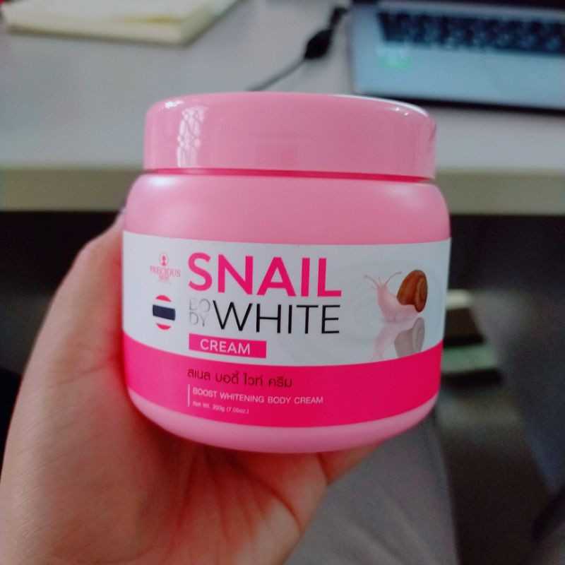 Snail Body White Cream 200g. สเนล บอดี้ไวท์ ครีม