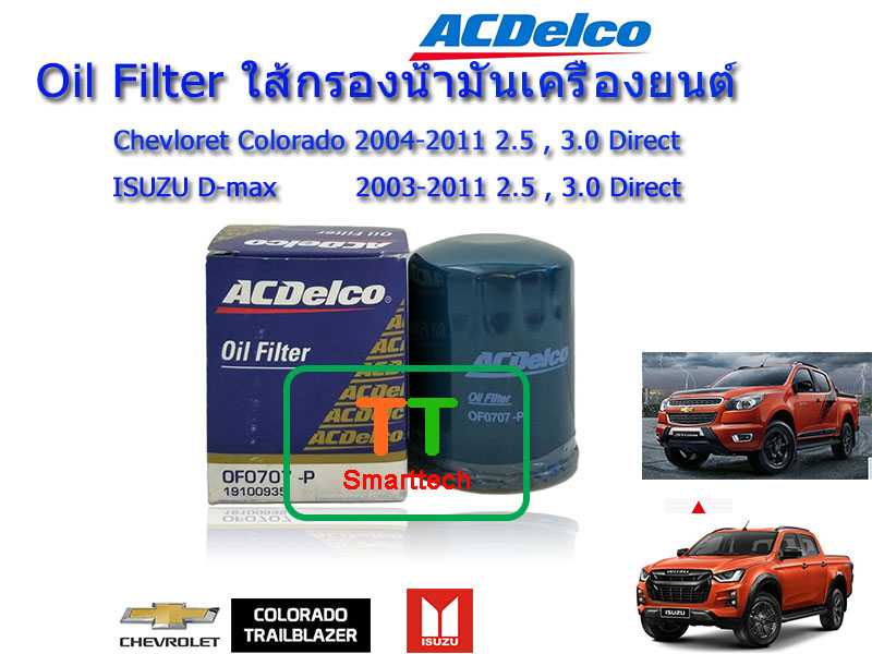 19100935 ไส้กรองน้ำมันเครื่อง COLORADO 2.5/D-Max/ 4JA1 (ปี2005-2011)