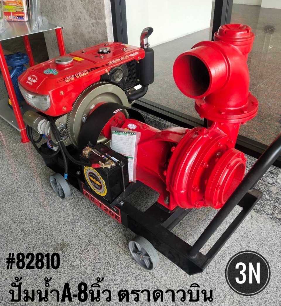 ปั๊มน้ำ A-8 ชนเครื่อง หมุนขวา ดาวบิน