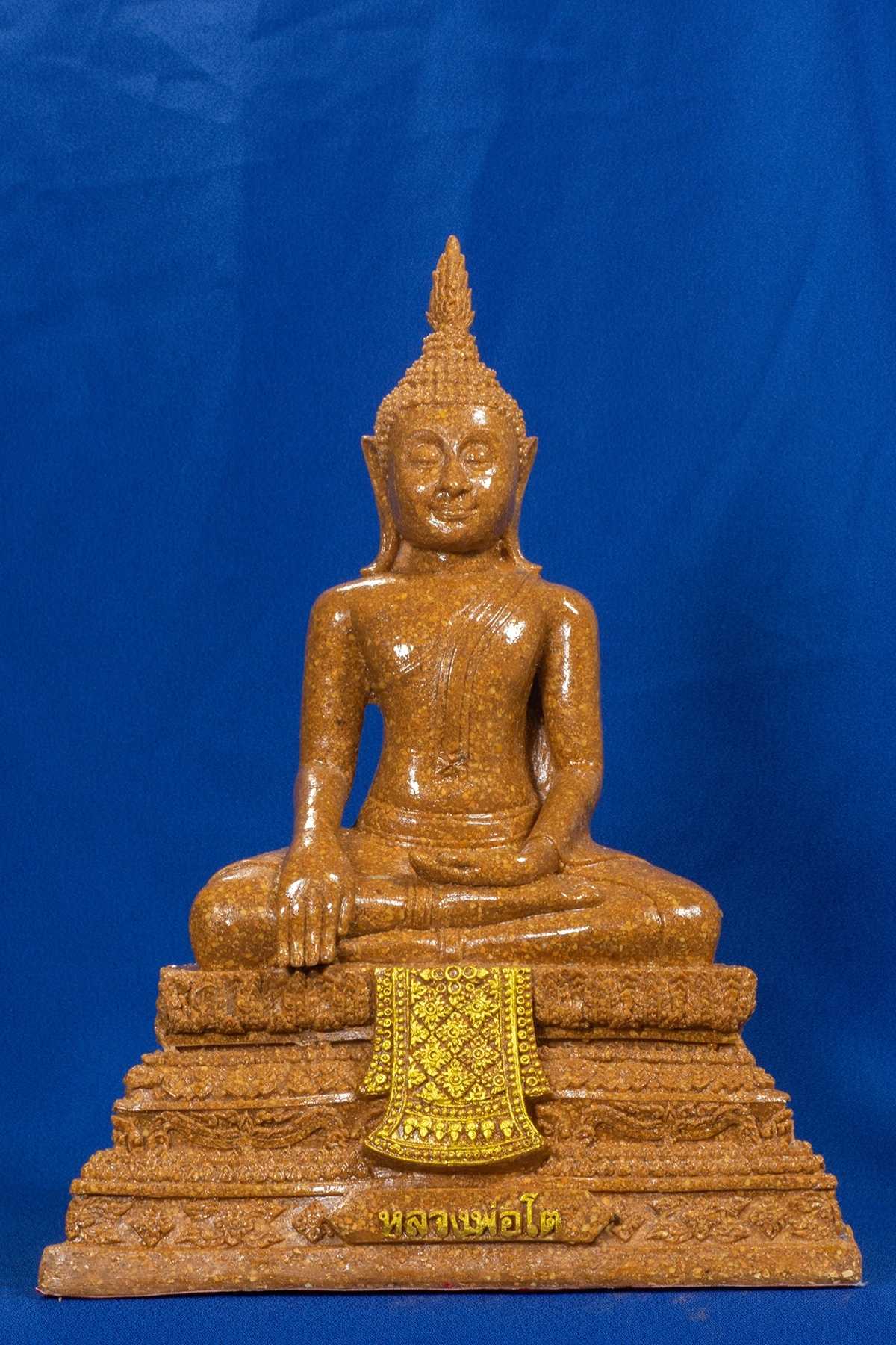 พระบูชาหลวงพ่อโต เนื้อกระเบื้อง หน้าตัก 5 นิ้ว