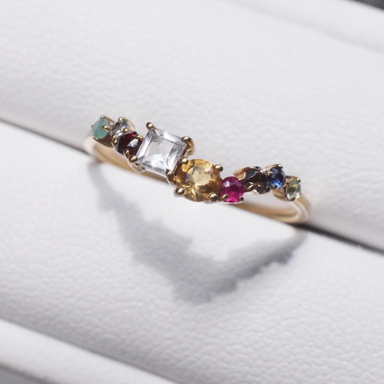 แหวนพลอยนพเก้า #minimนพเก้า #minimring #minim9luckygems R484