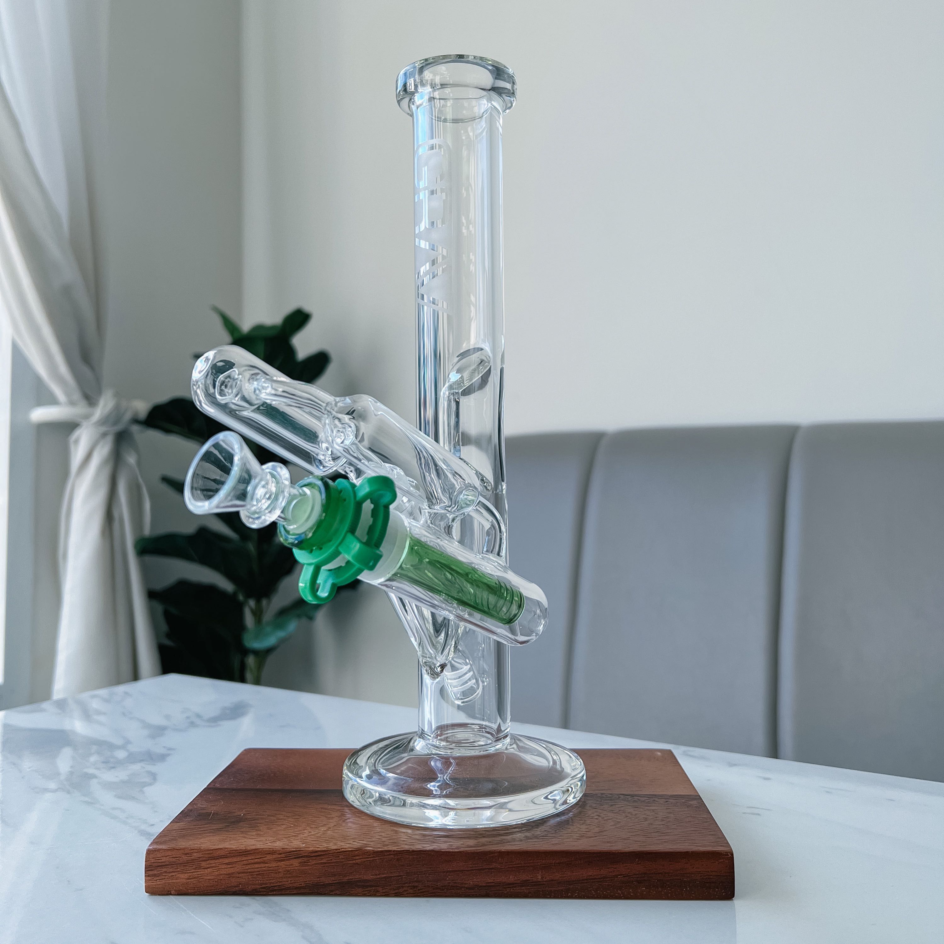 Recycle Ash Catcher 45 Degree w/Downstem and clip | 14.5 mm
