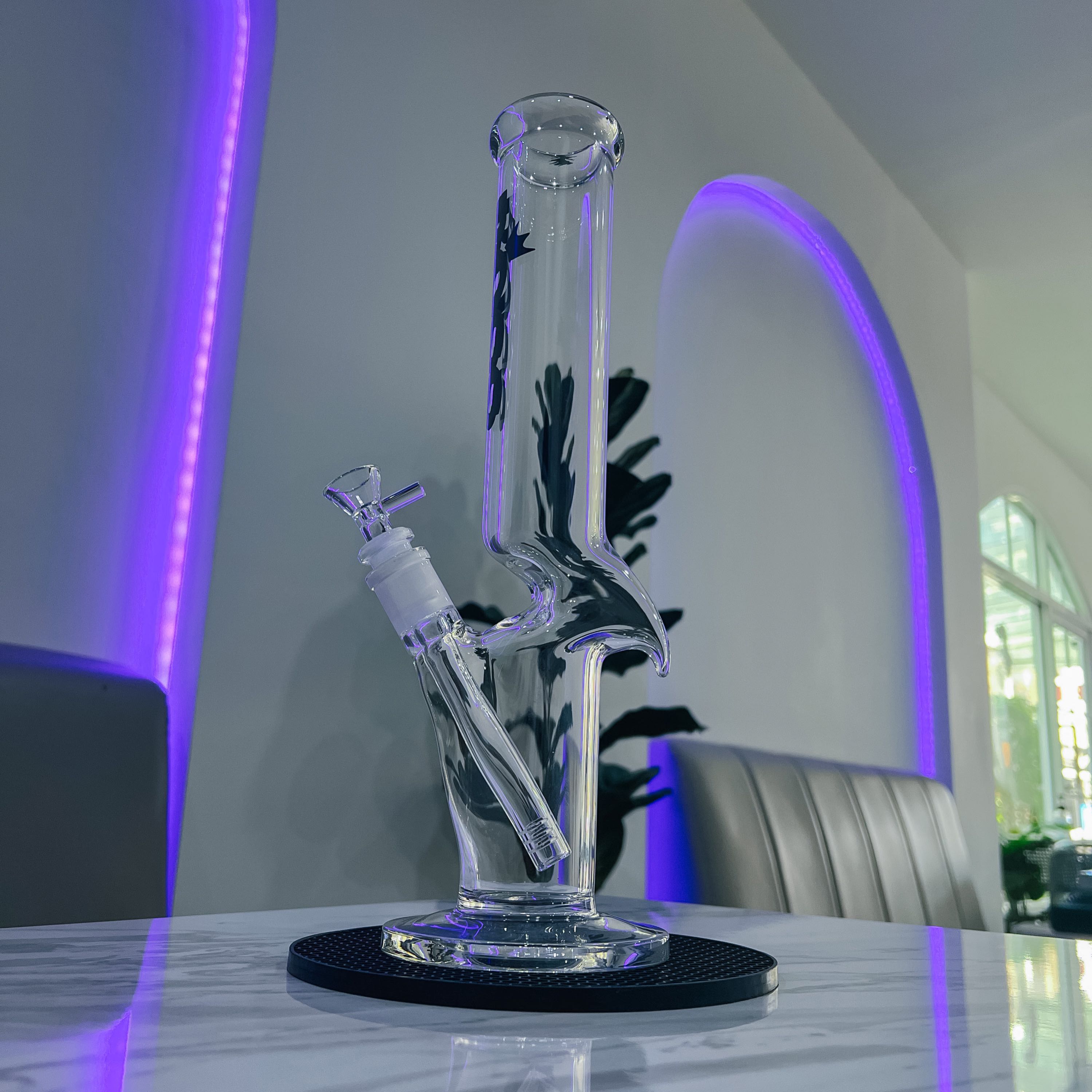 Boss Glass Zigzag Bong | 35 cm