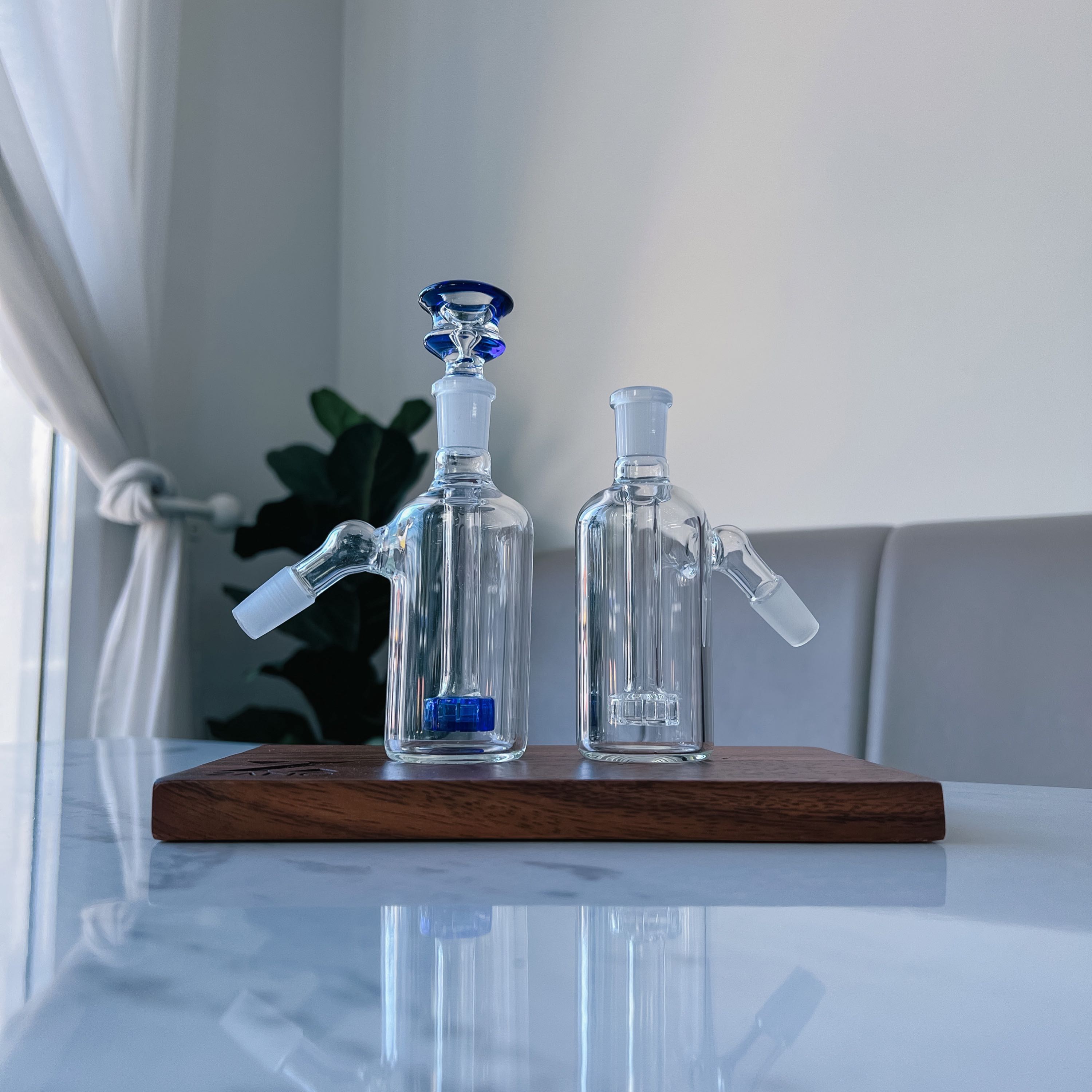  45 Degree Colored Showerhead Ash Catcher  | 14.5 mm