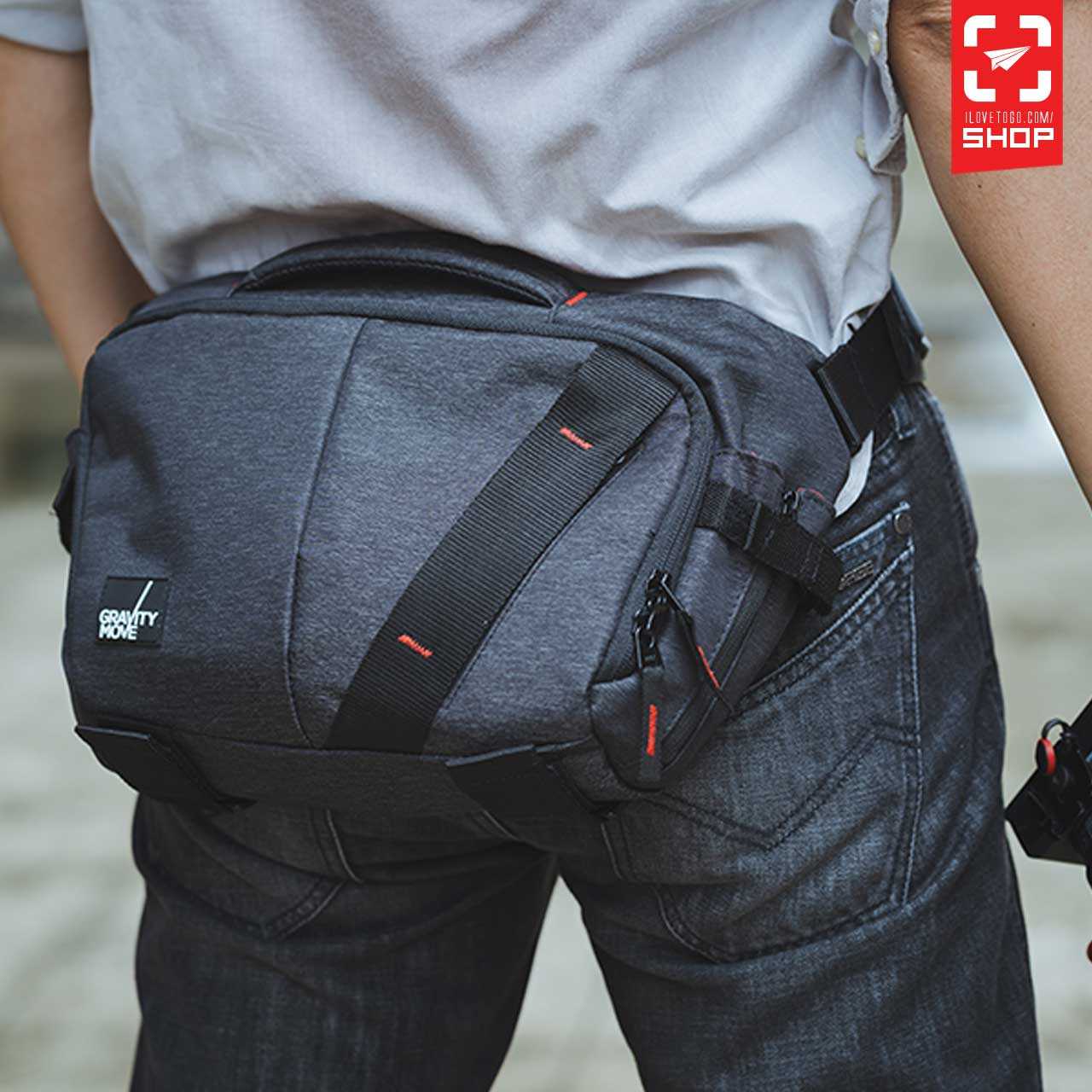 กระเป๋ากล้อง Gravity Move - Solid Grey - Reform Sling/Waistpack PLUS