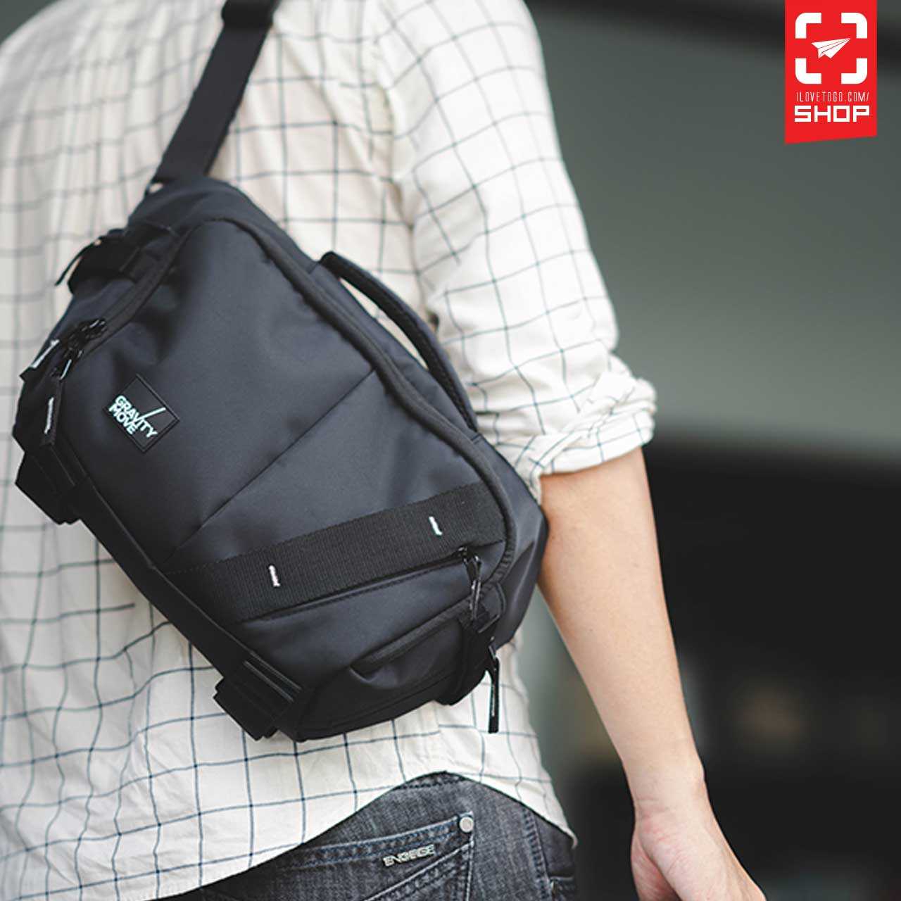 กระเป๋ากล้อง Gravity Move - Black Edition - Reform Sling/Waistpack PLUS