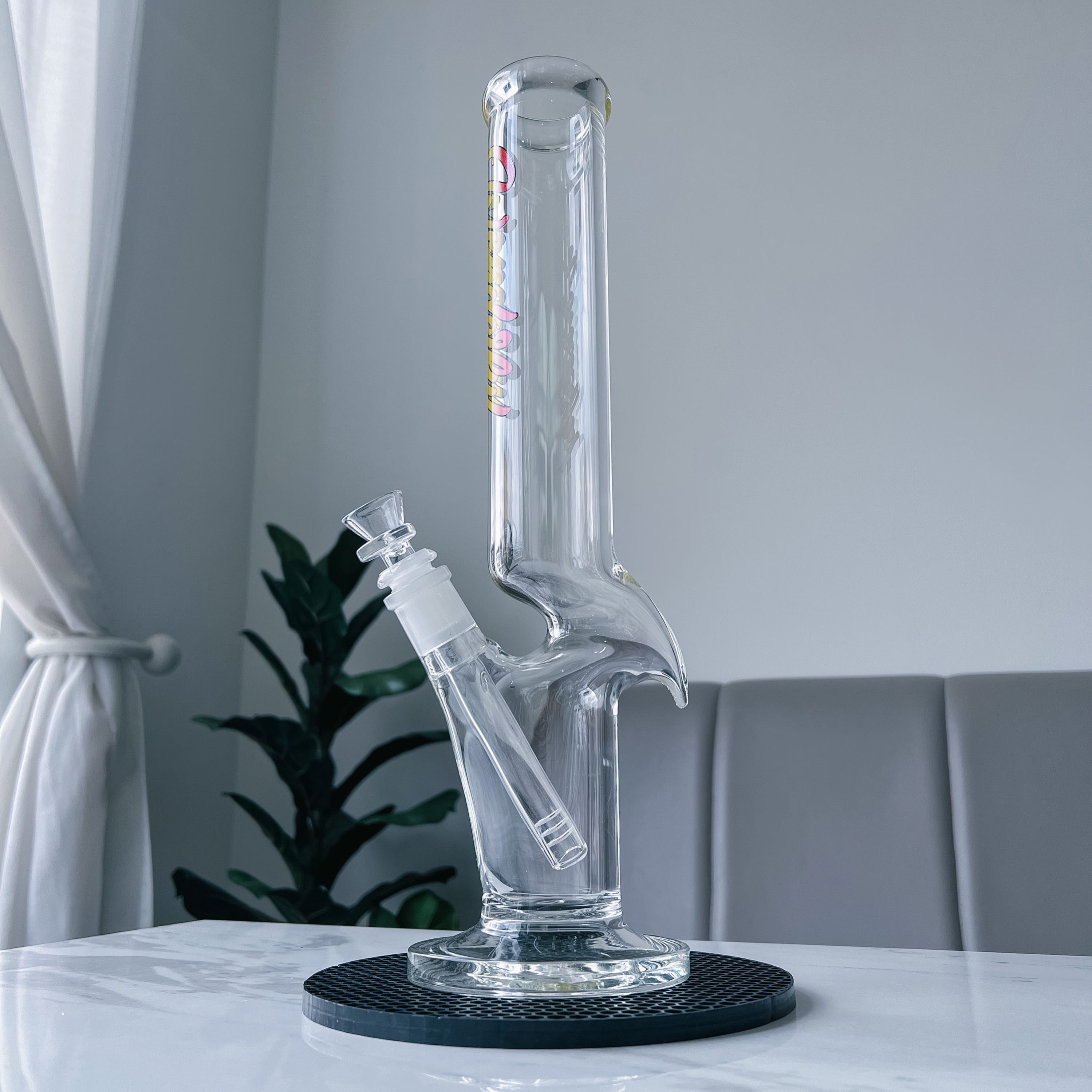 Wonderful  Glass Zigzag Bong | 35 cm