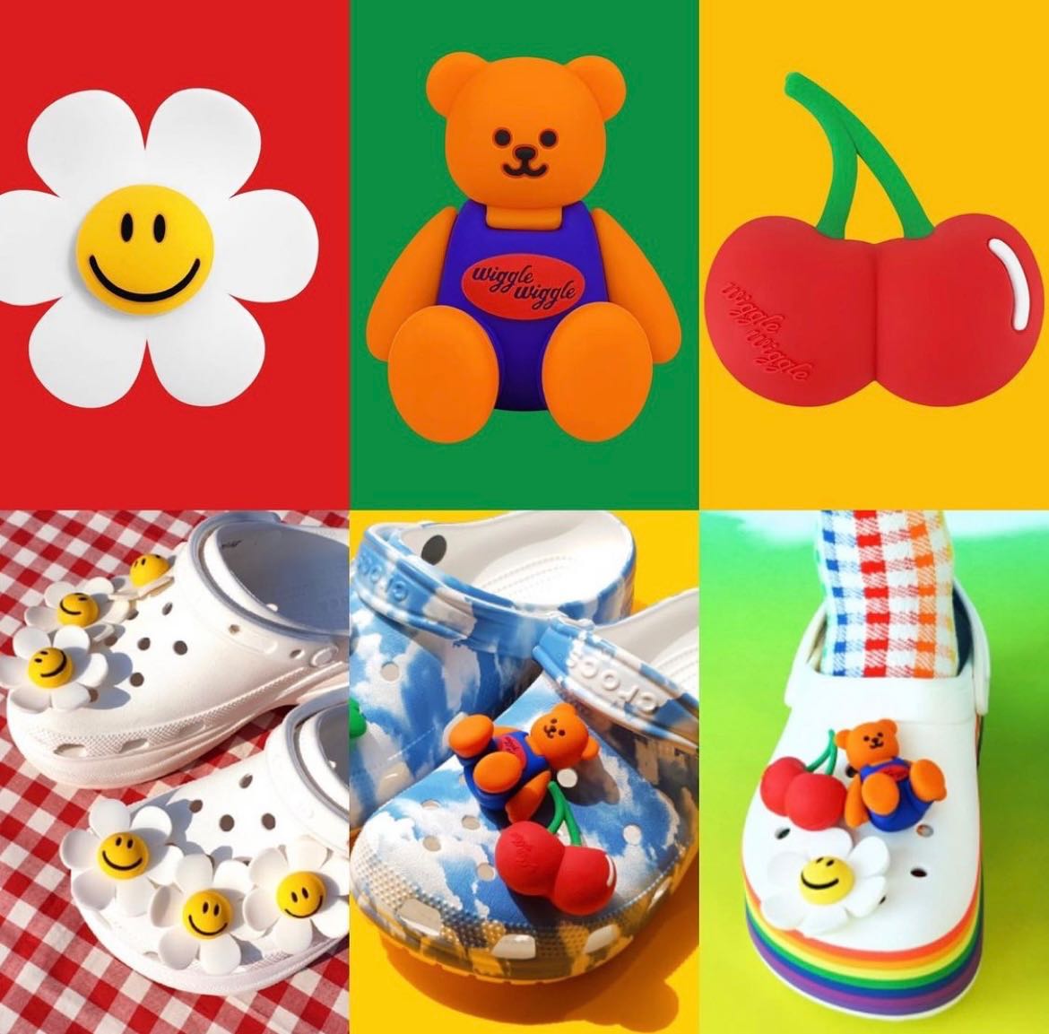  Korea wigglewiggle Loose Stopper Silicone Charm
