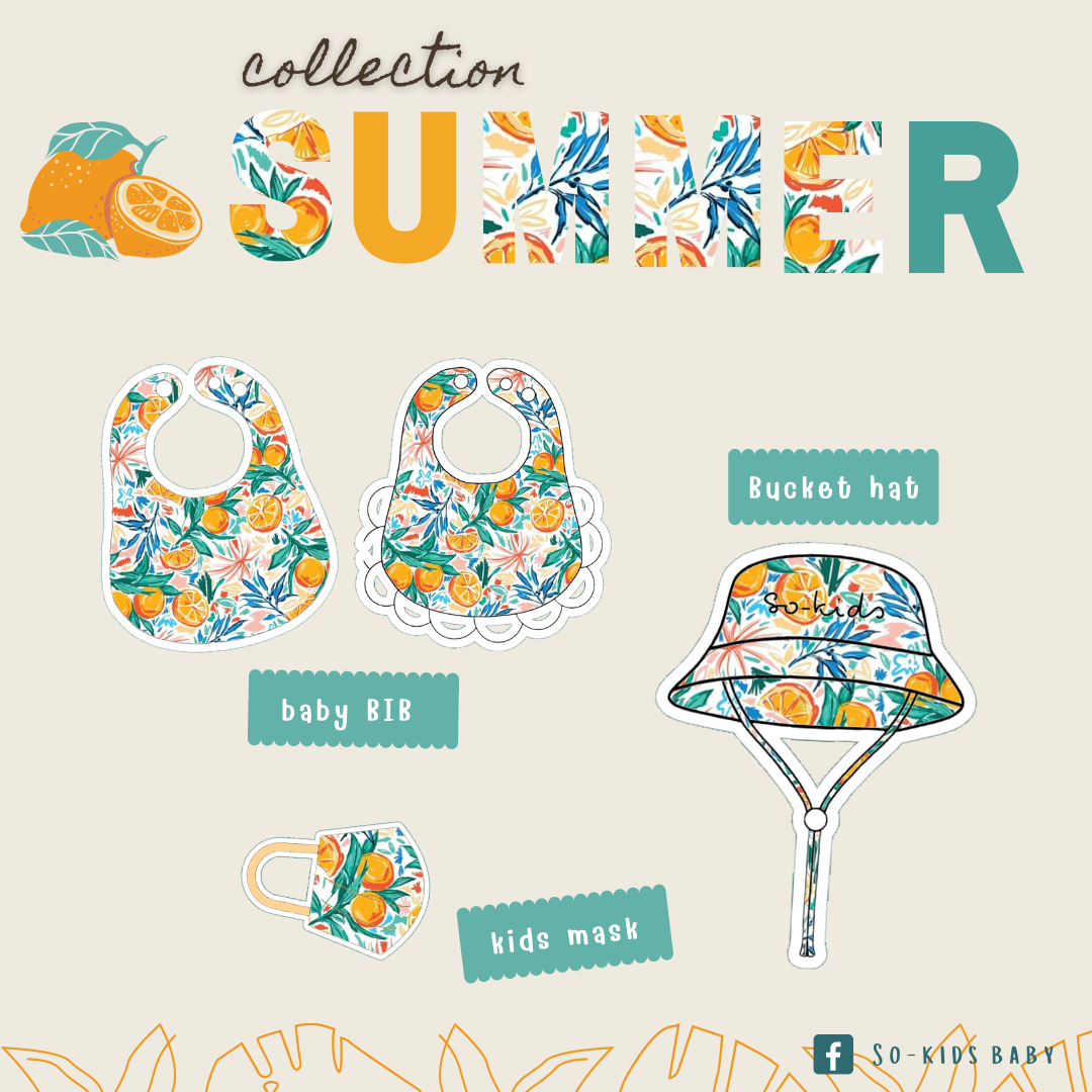 so-kids Premium baby SET Summer collection 🍊🍋