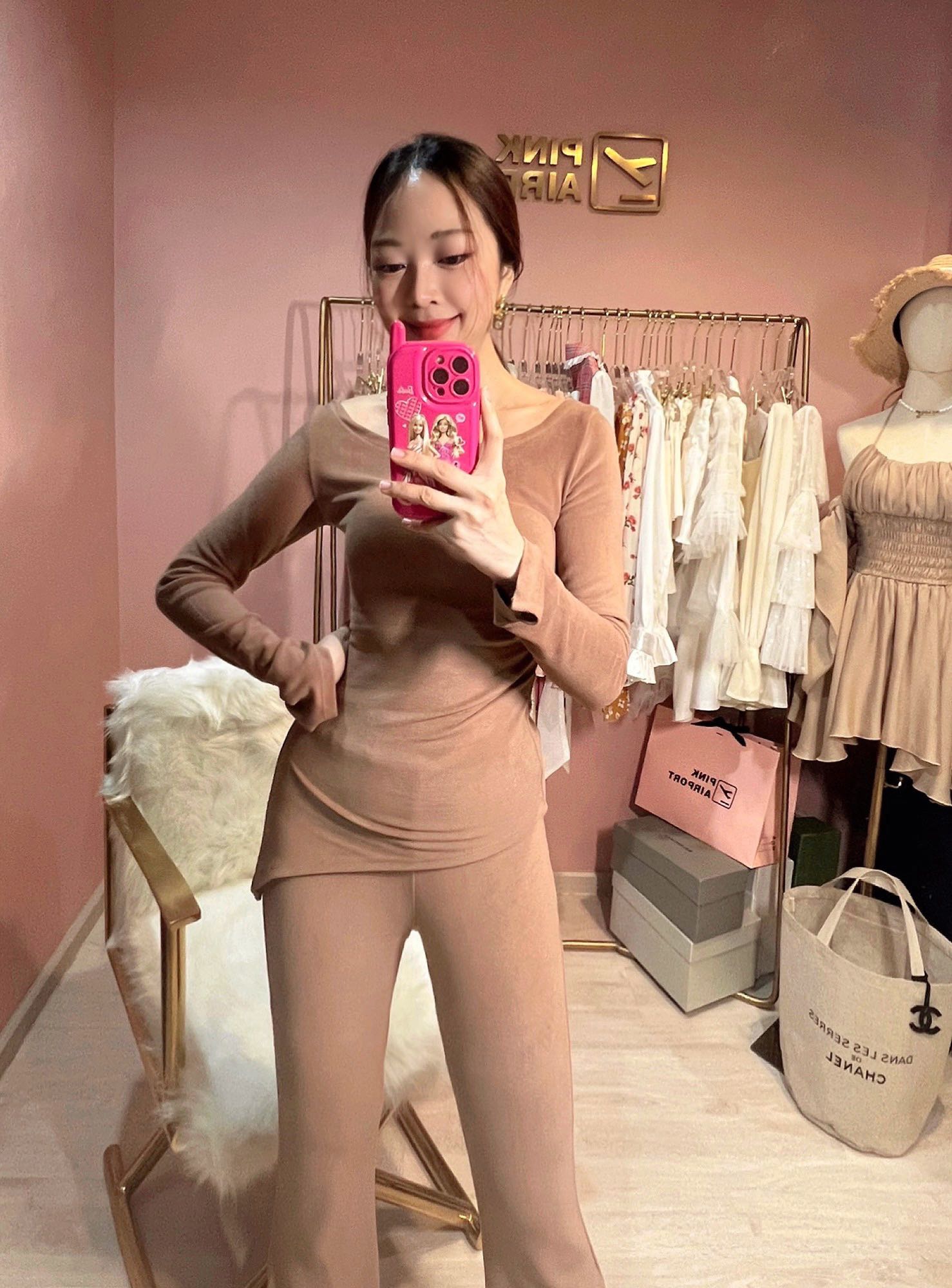 Brown Sugar Set(Blouse&Trouser)