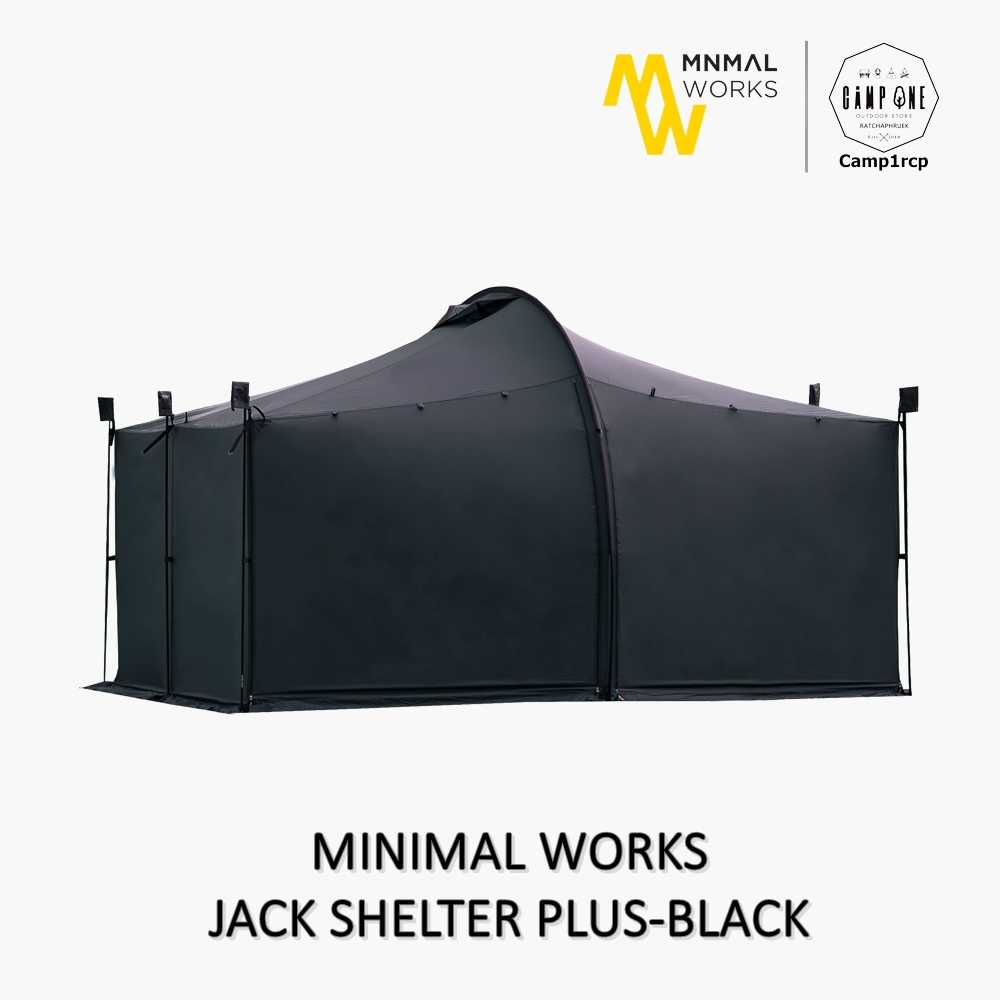MINIMAL WORKS JACK SHELTER PLUS-BLACK