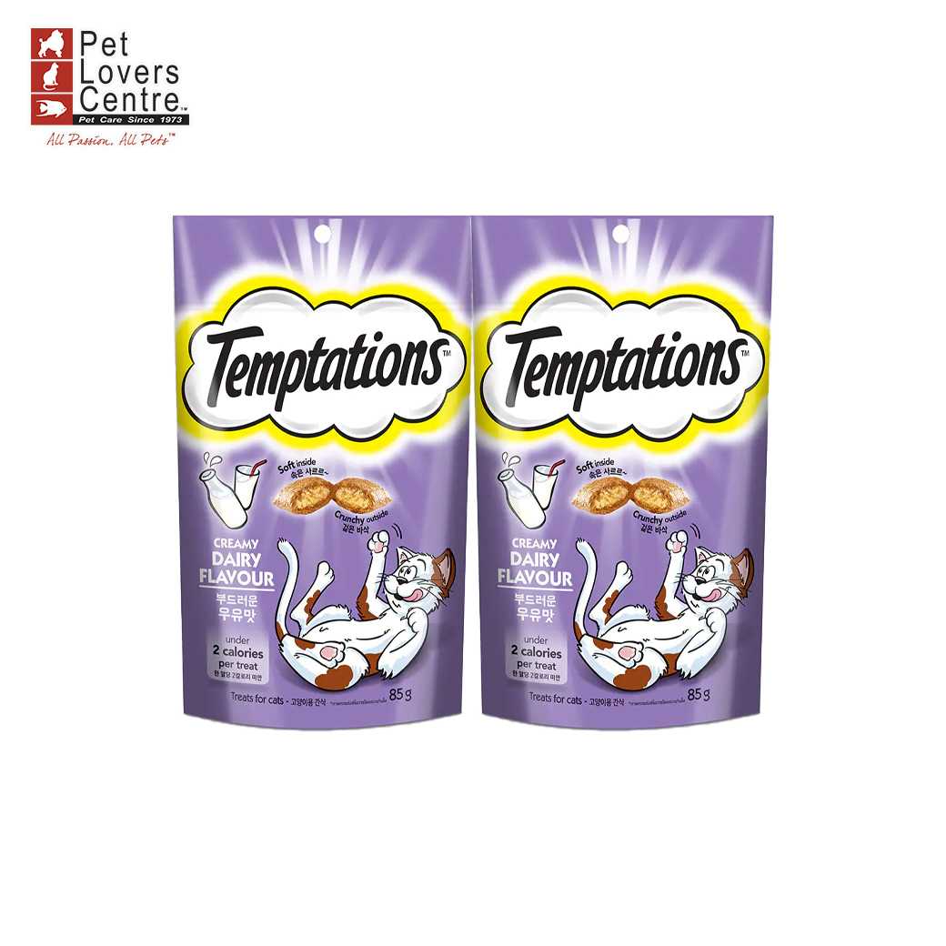 TEMPTATIONS เทมเทชันส์ ขนมแมวสอดไส้ 75 กรัม (บรรจุ 6 ซอง)