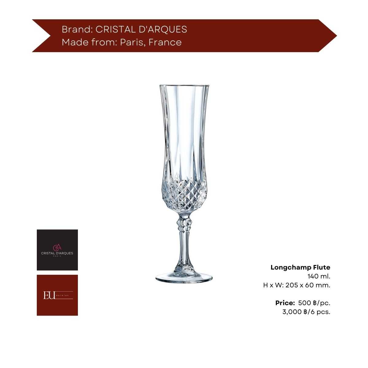 Longchamp Champagne Flute