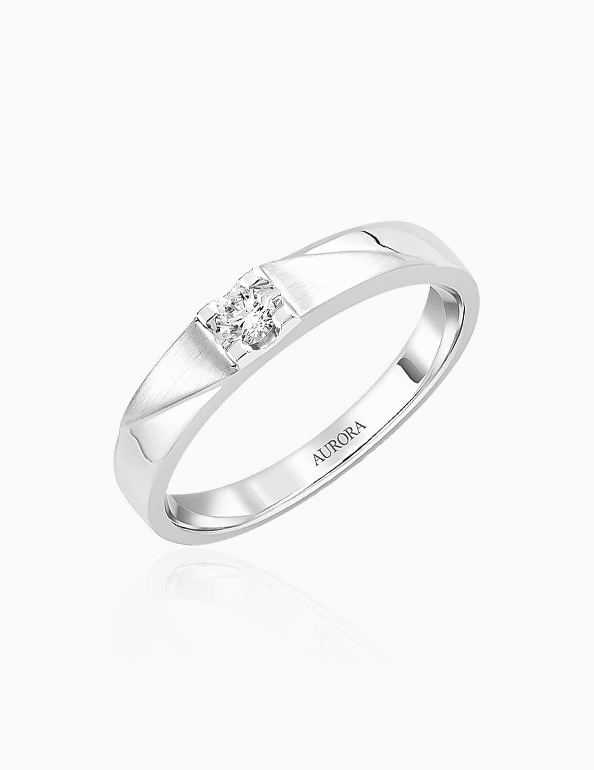 AURORA แหวนเพชร Forever Collection  (ชาย) WG/YG