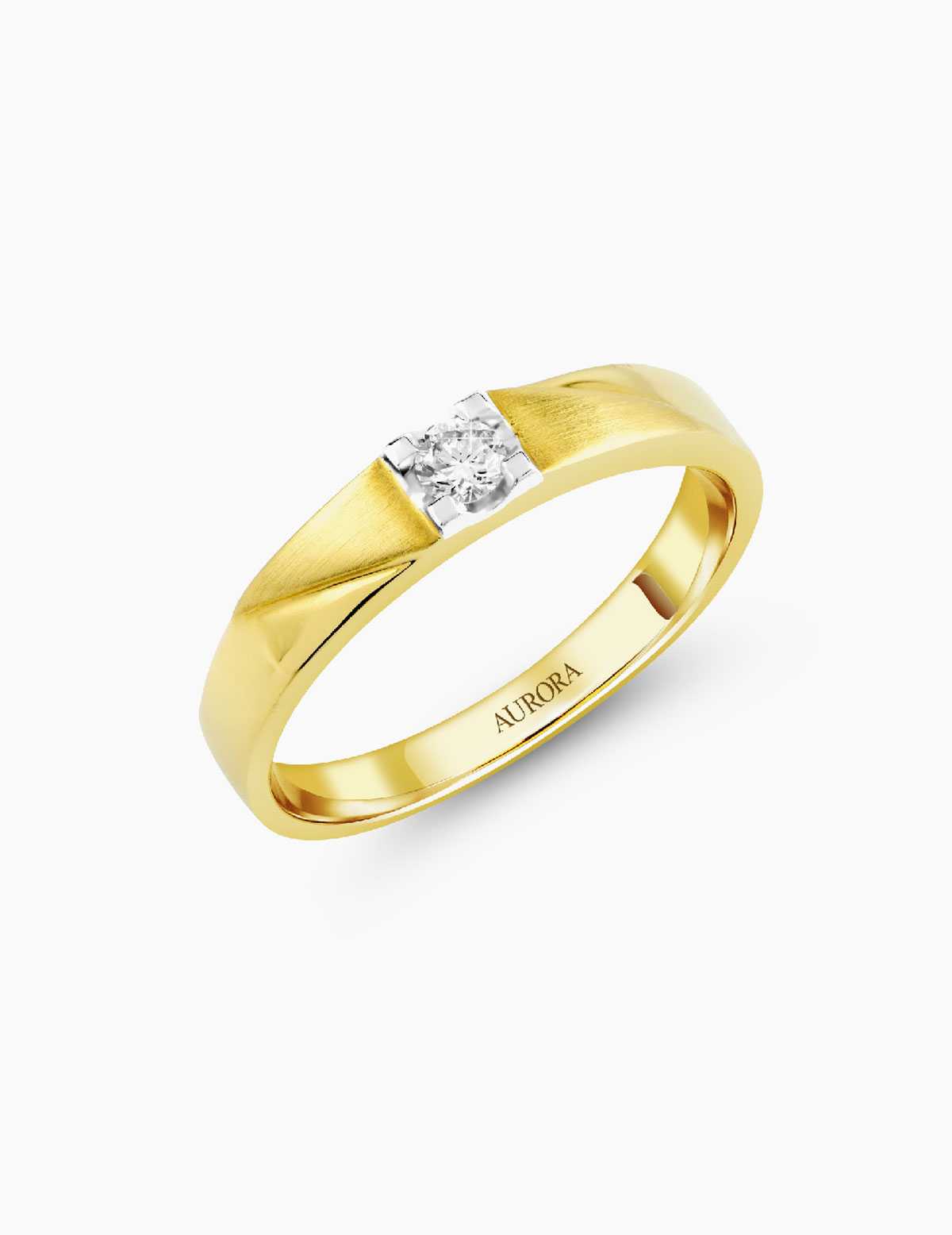 AURORA แหวนเพชร Forever Collection  (หญิง) YG/WG