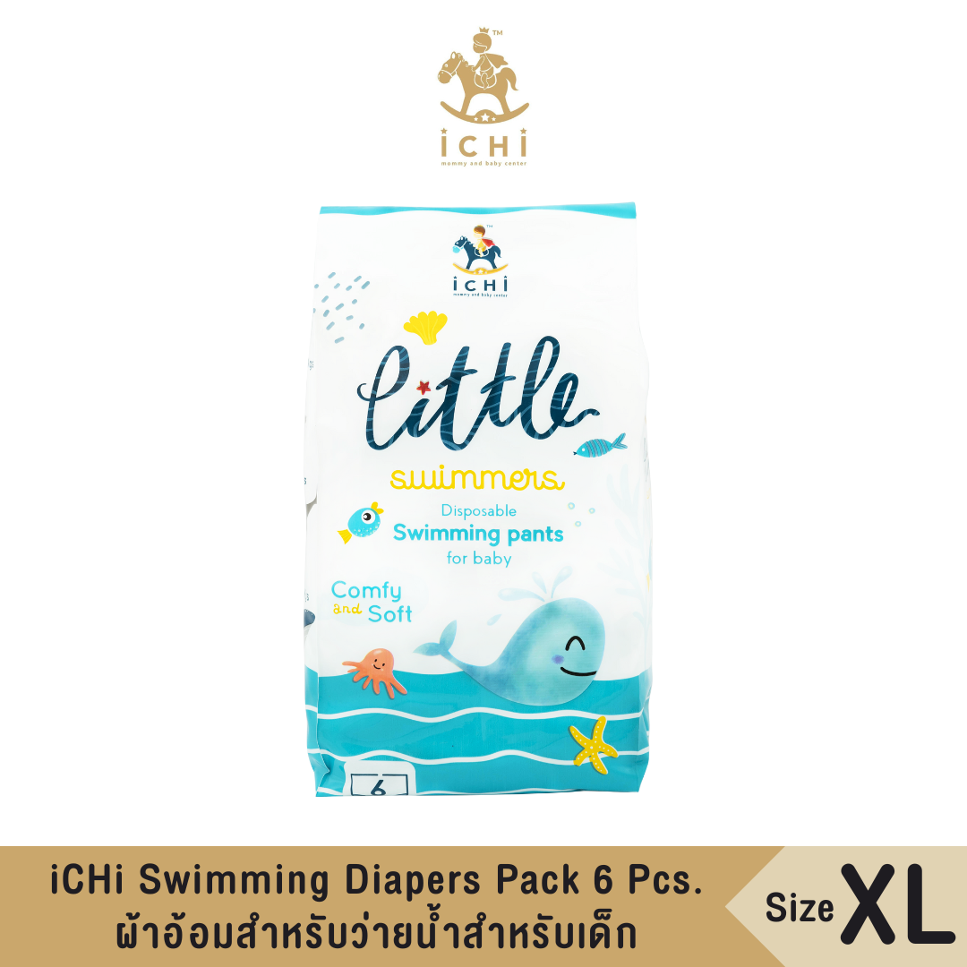 iCHi Swimmimg Diapers  Pack 6 Pcs. size XL  ผ้าอ้อมว่ายน้ำสำหรับเด็ก -6 ชิ้น ไซส์  XL