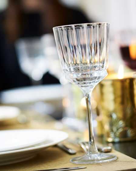 แก้วไวน์ คริสตัล ขนาด 250 ml. (Wine Goblet) Macassar Collection, Brand CRISTAL D'ARQUES