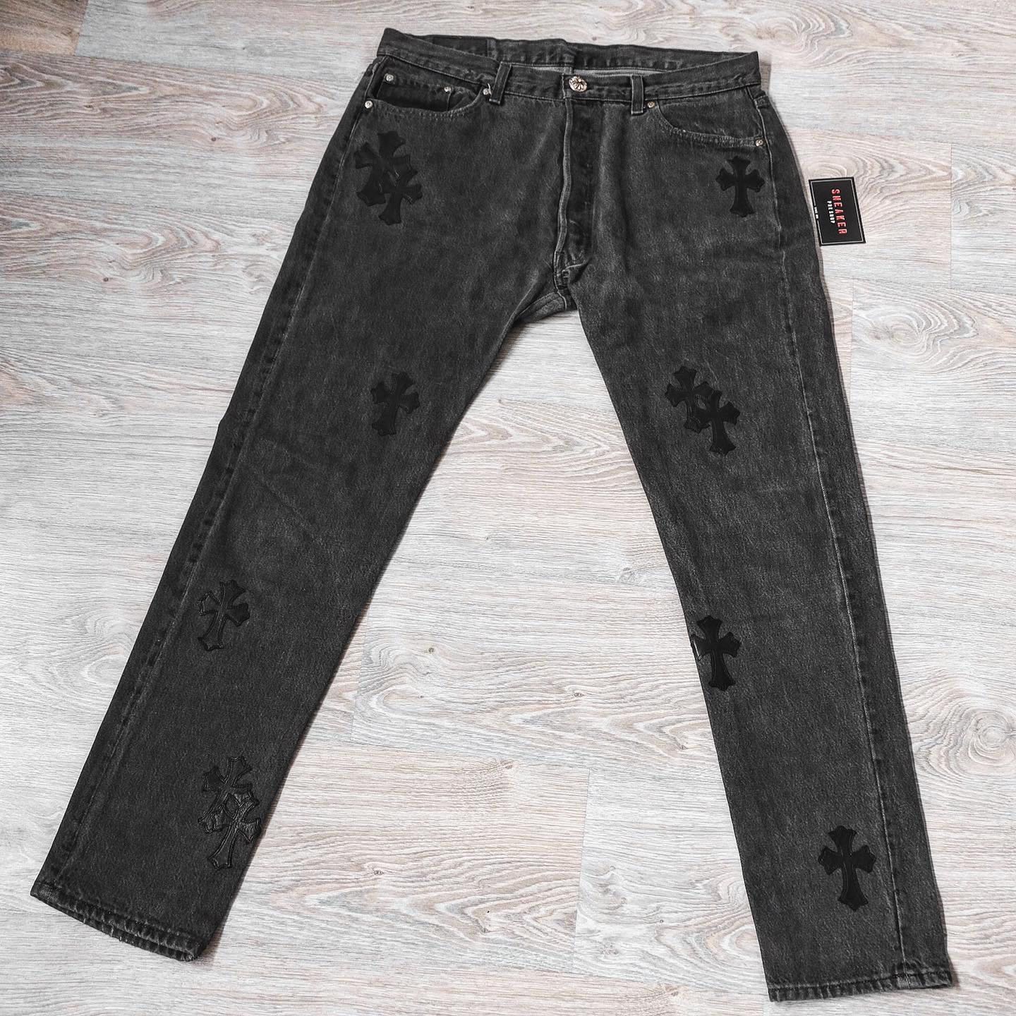 Chrome Hearts Levi’s 501 Cross Patch Vintage Jeans 