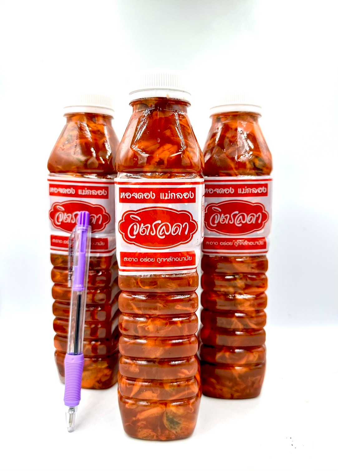 หอยดอง ตรา จิตรลดา ฉลากสีแดง 1 หิ้ว x 12 ขวด (ส่ง 12+ 27.50 บาท)